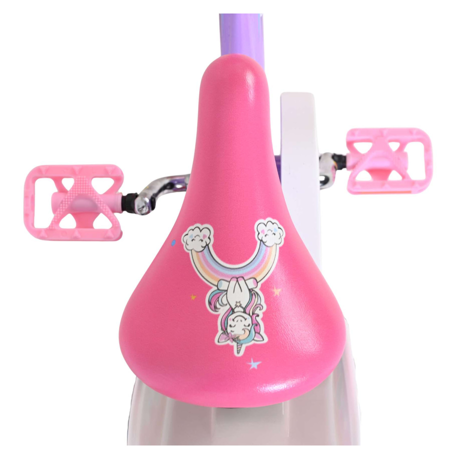 Volare Unicorn Fiets - 14 inch - Paars