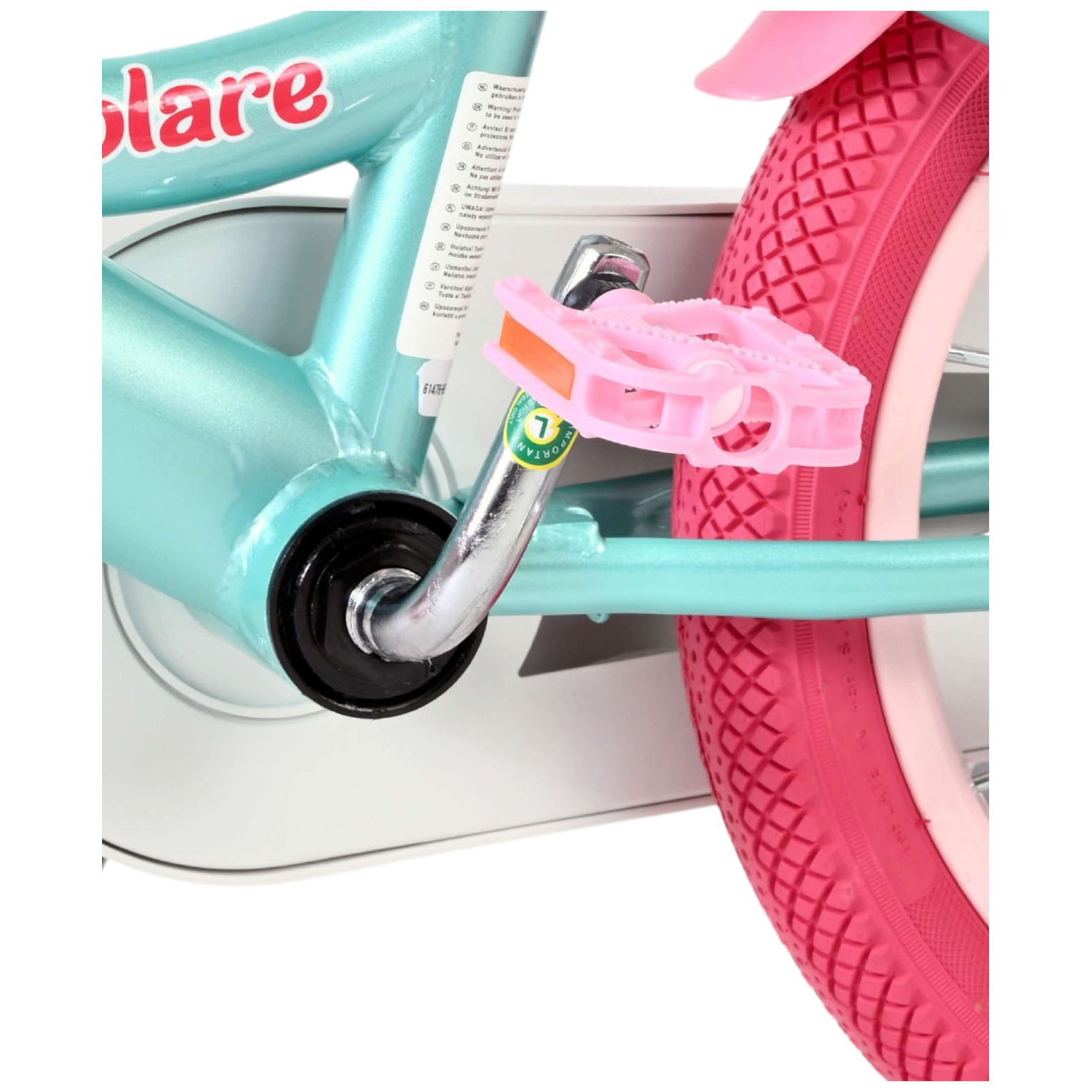 Volare Unicorn Fiets - 14 inch - Groen