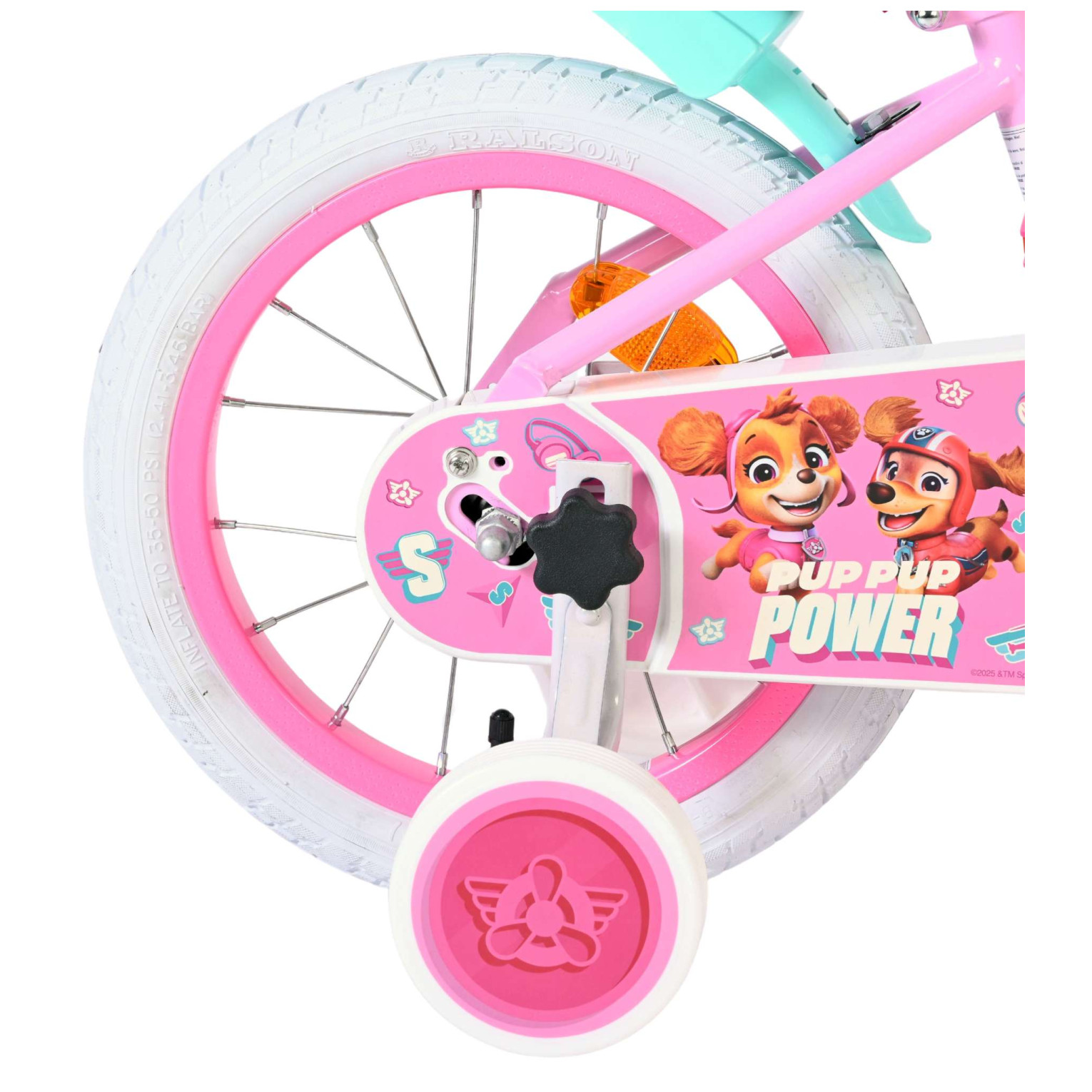 Paw Patrol Fiets - 14 inch - Roze