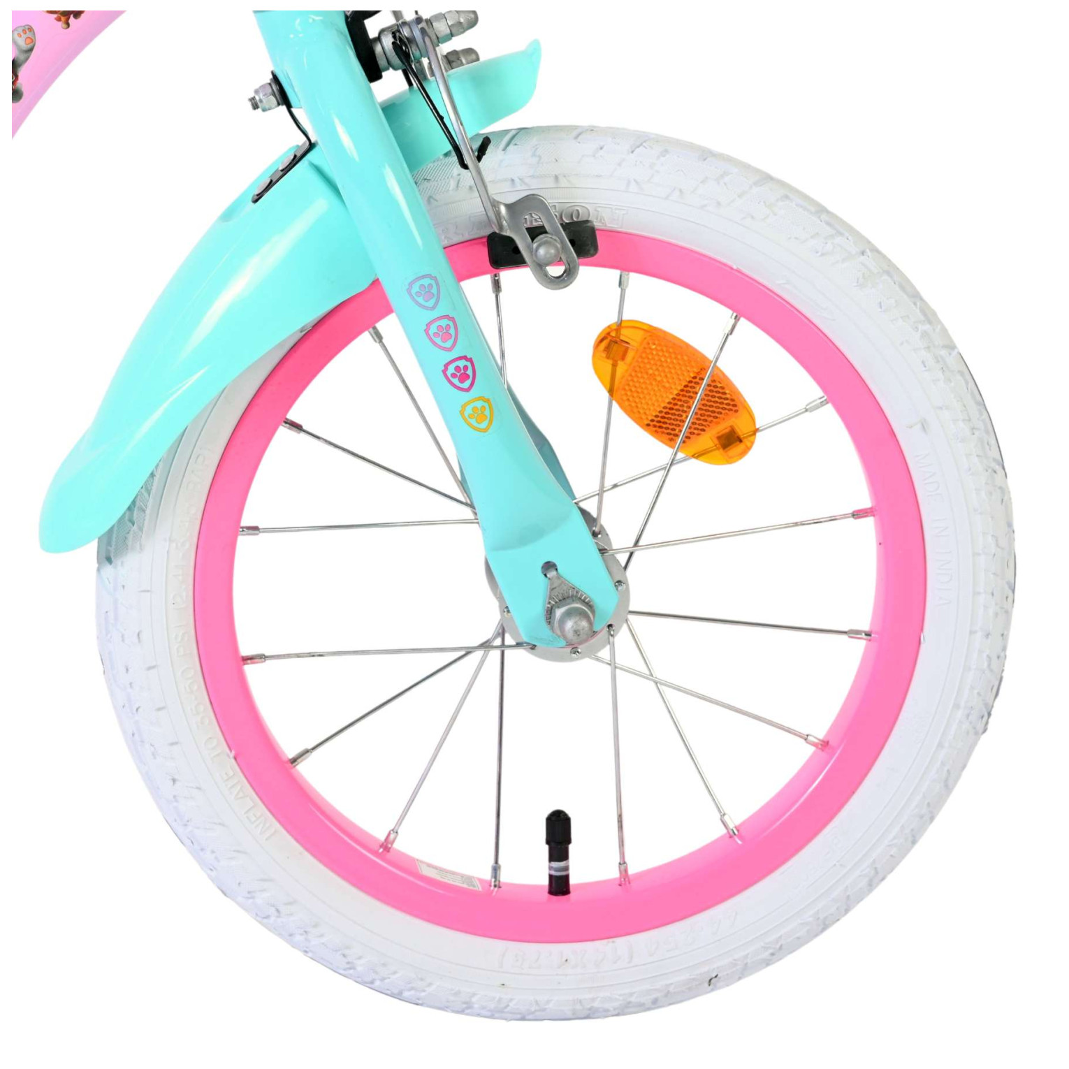 Paw Patrol Fiets - 14 inch - Roze