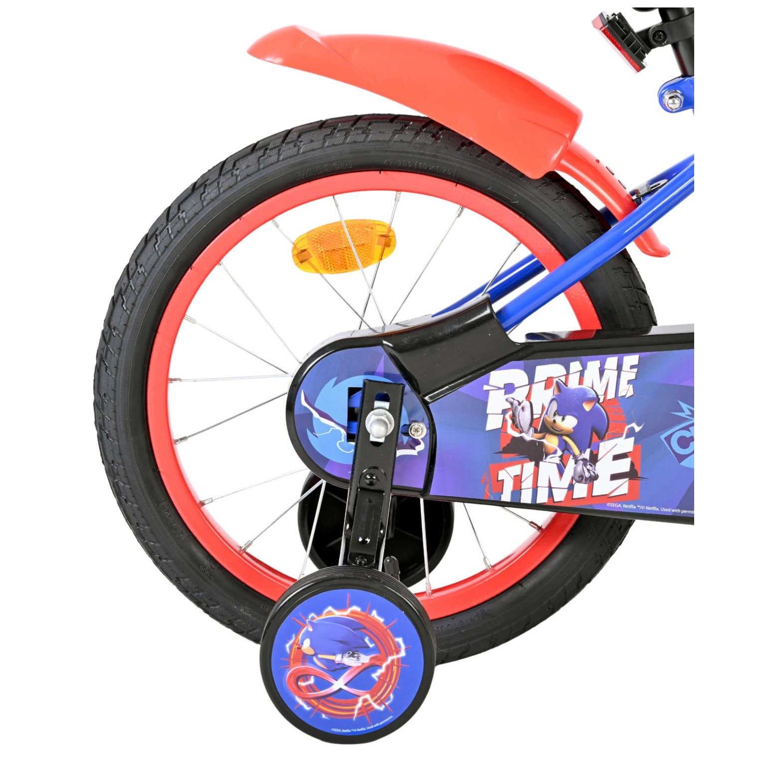 Sonic Fiets - 16 inch - Blauw