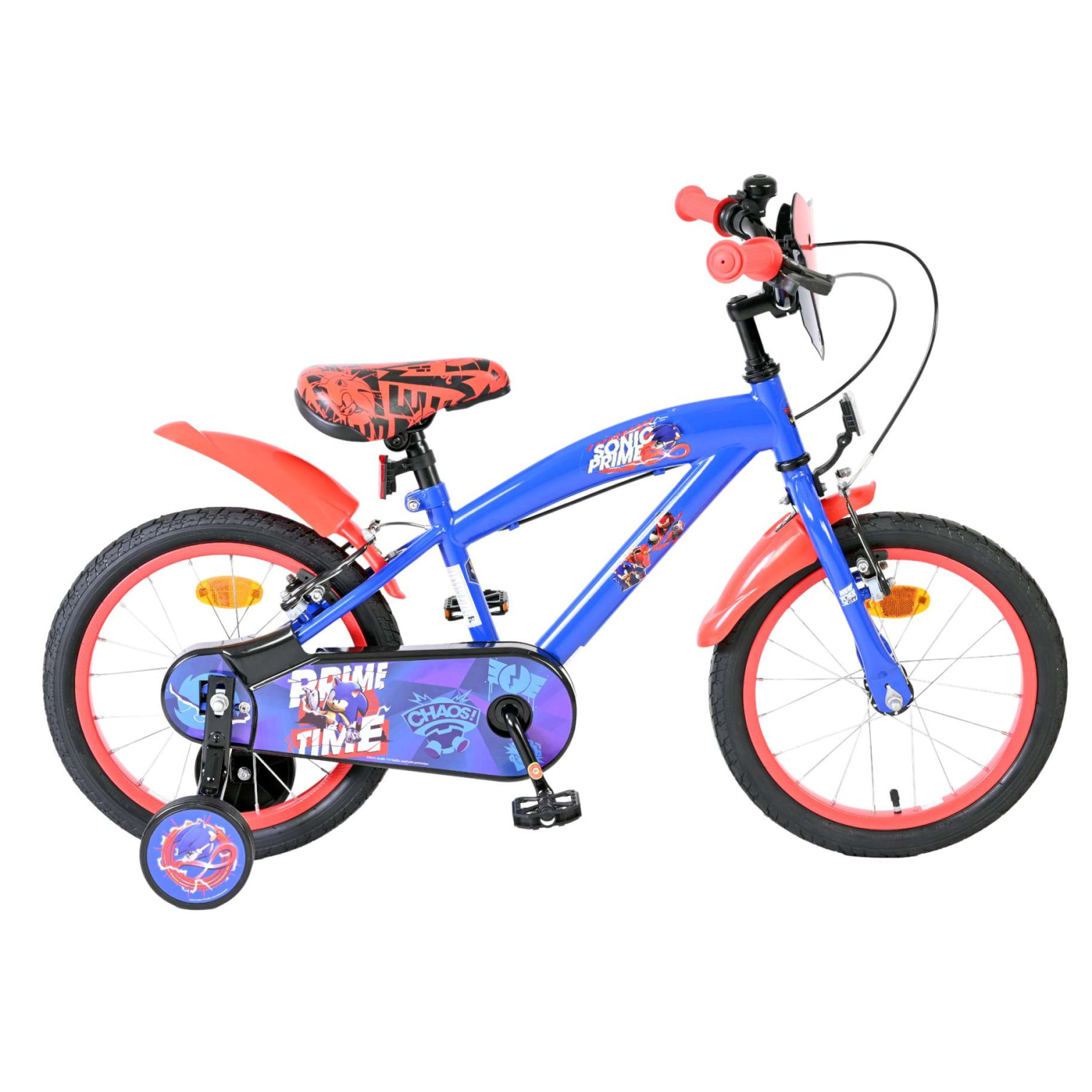 Sonic Fiets - 16 inch - Blauw - Twee handremmen