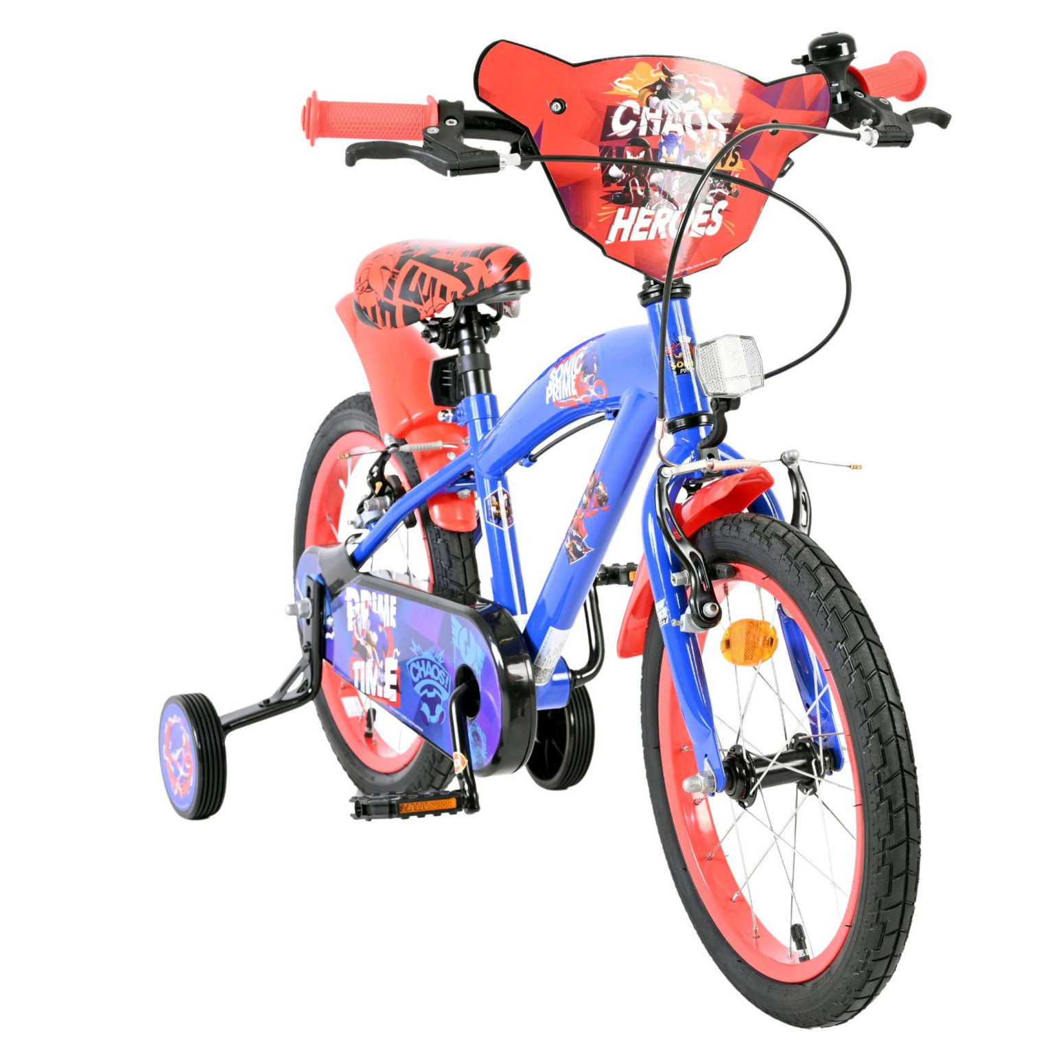 Sonic Fiets - 16 inch - Blauw - Twee handremmen