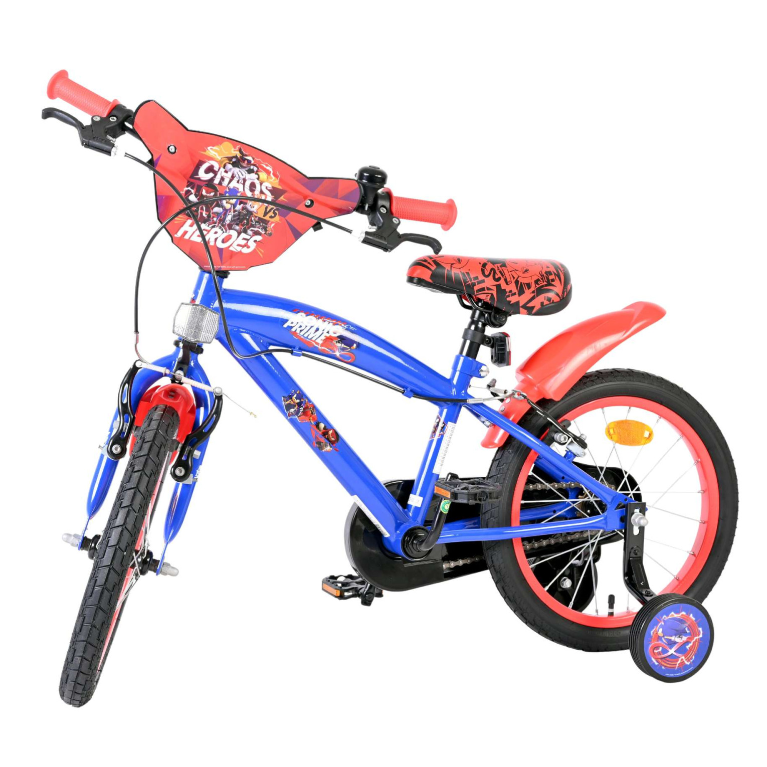 Sonic Fiets - 16 inch - Blauw - Twee handremmen