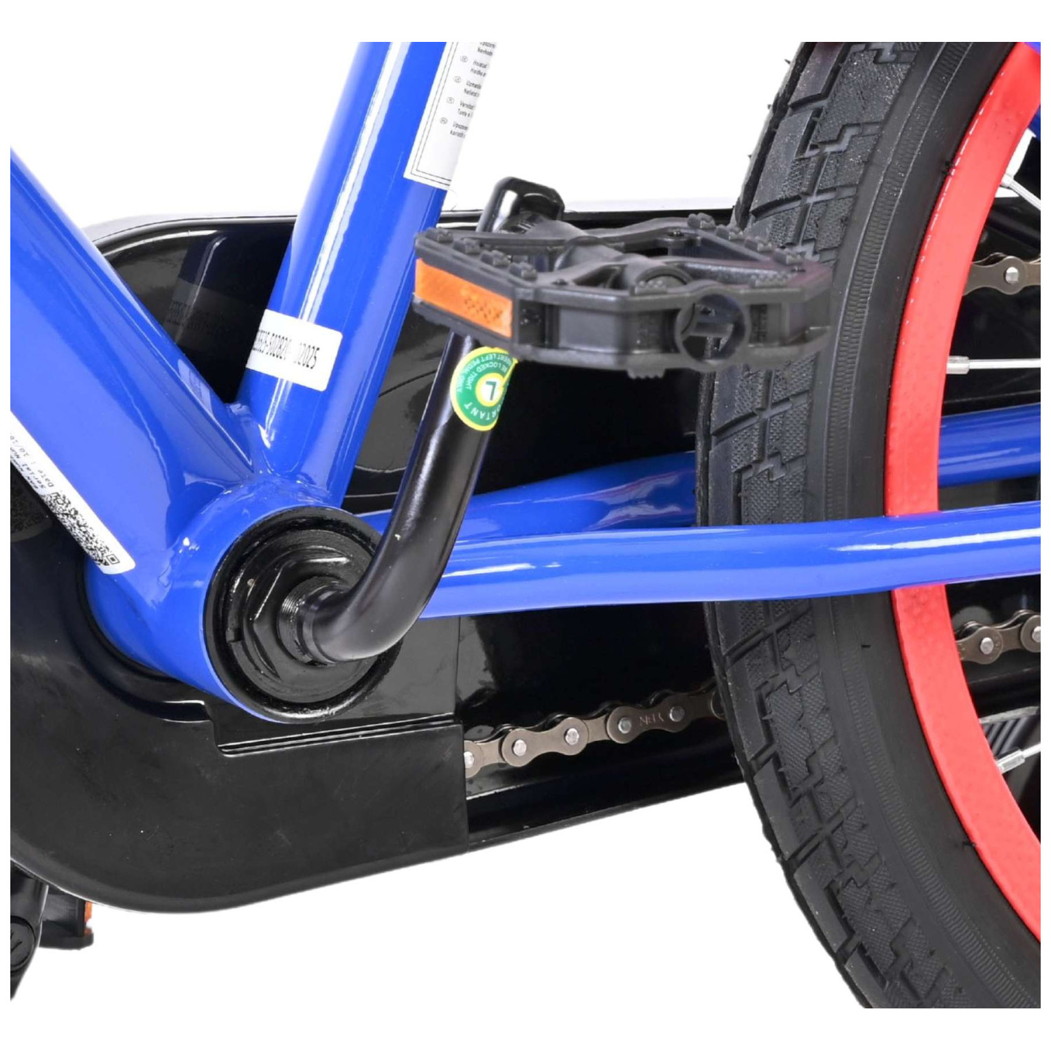 Sonic Fiets - 16 inch - Blauw - Twee handremmen