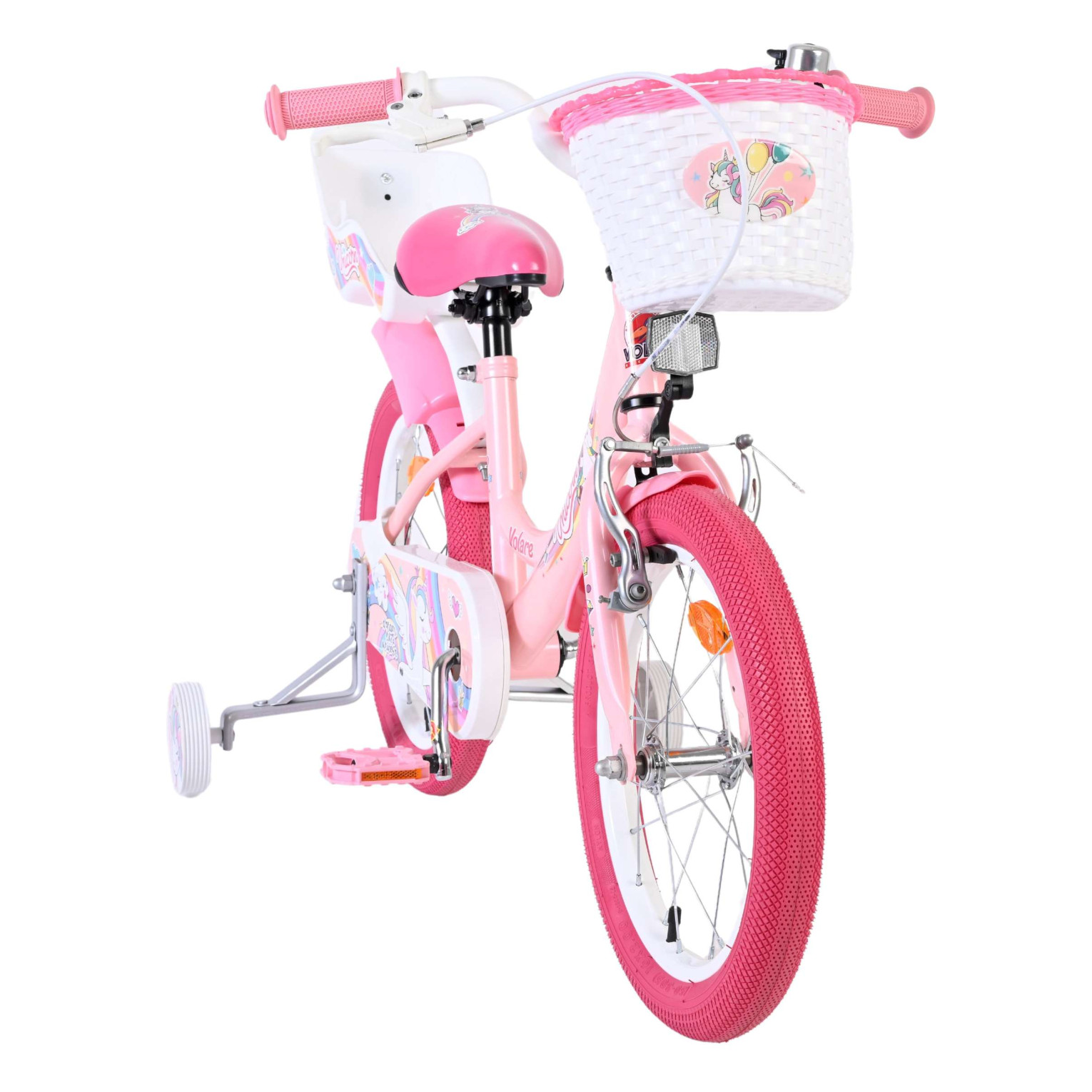 Volare Unicorn Fiets - 16 inch - Roze