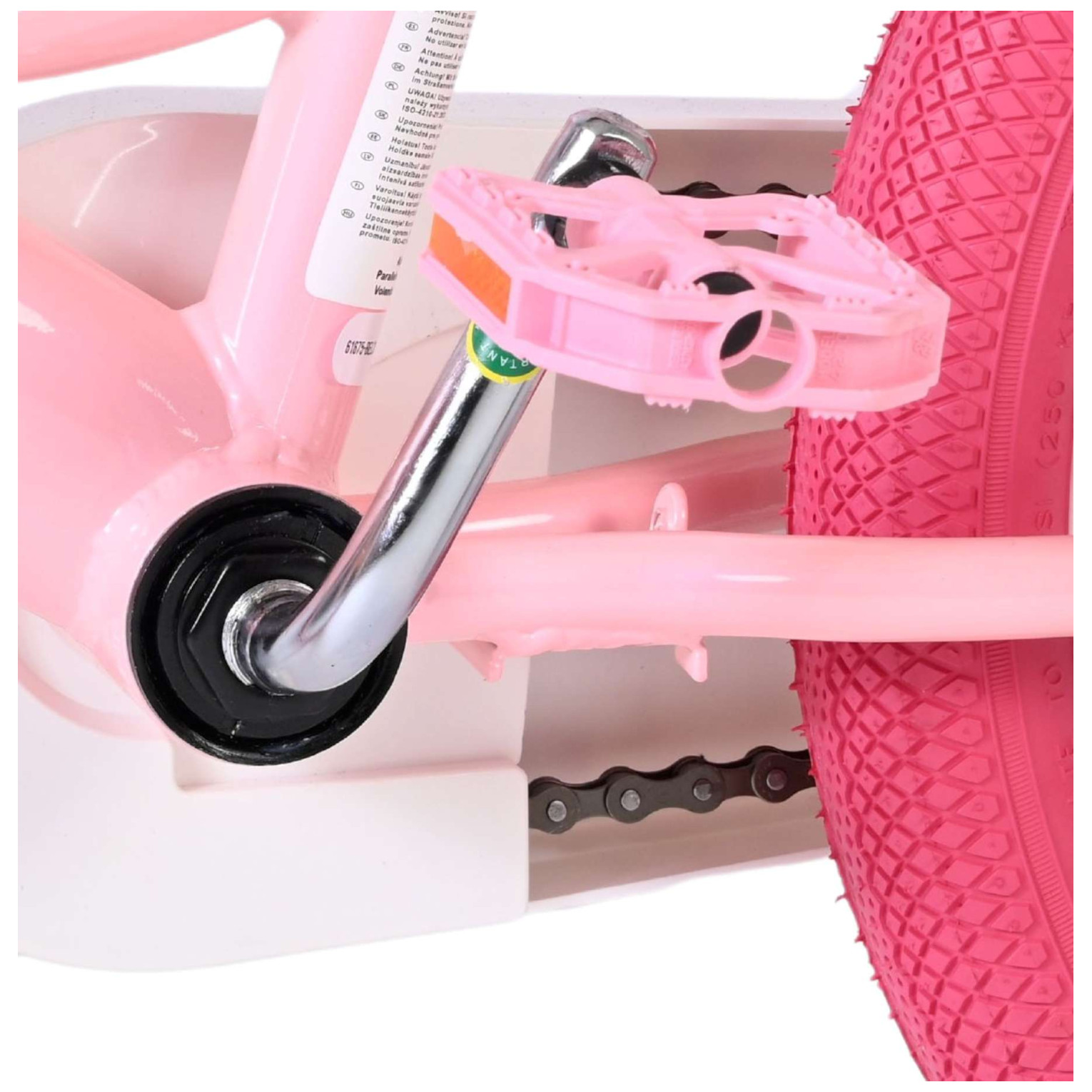 Volare Unicorn Fiets - 16 inch - Roze