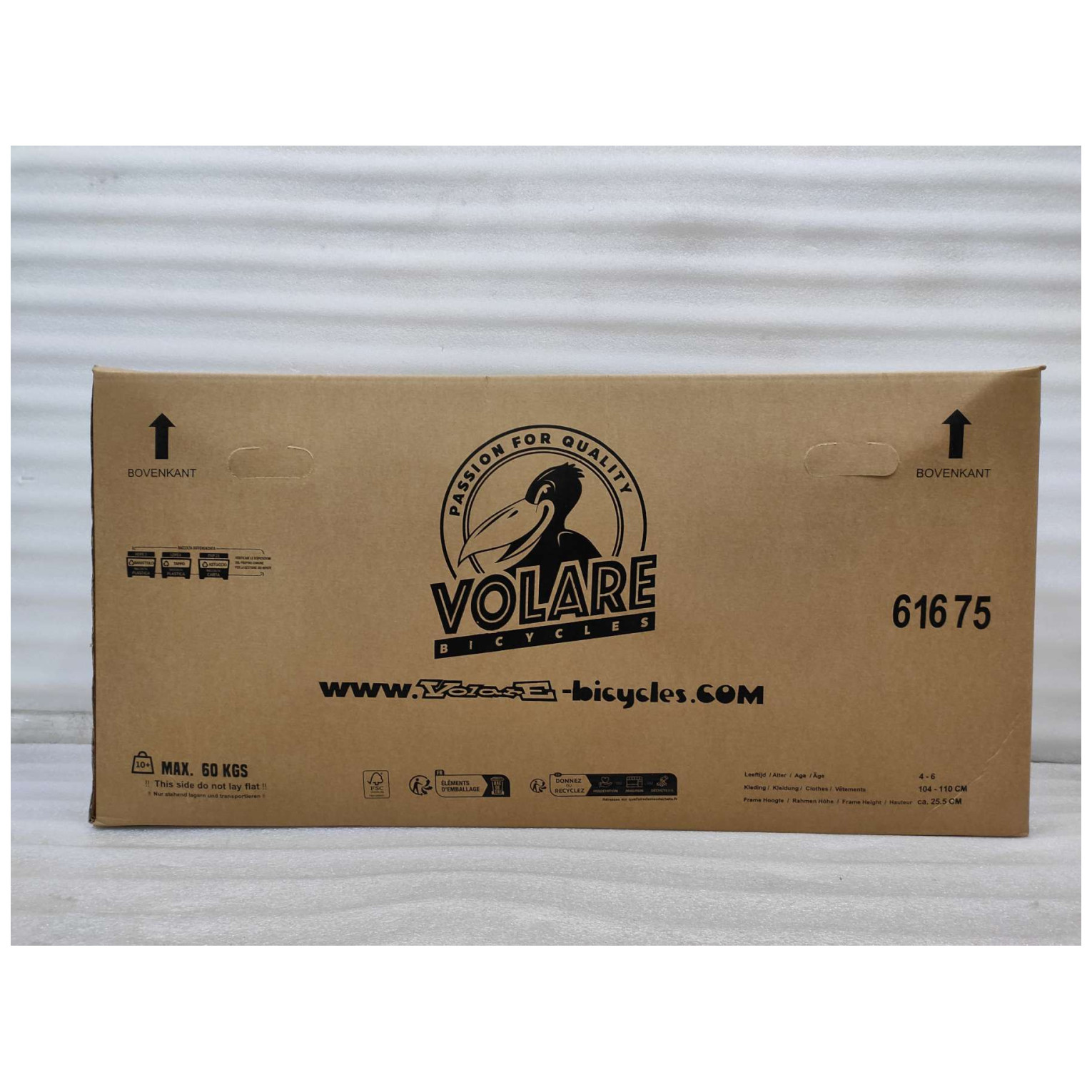 Volare Unicorn Fiets - 16 inch - Roze