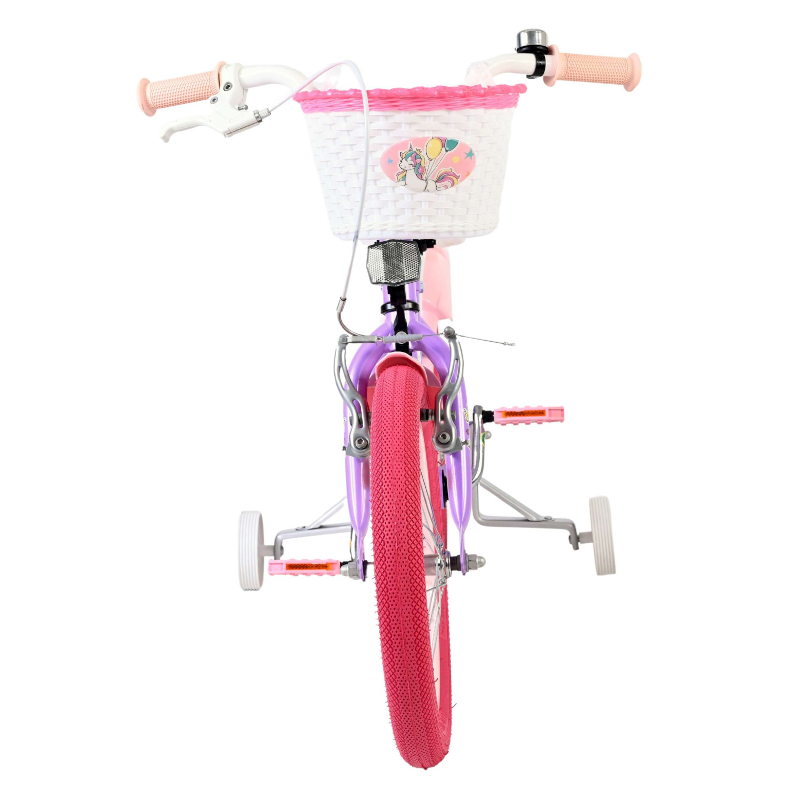 Volare Unicorn Fiets - 16 inch - Paars