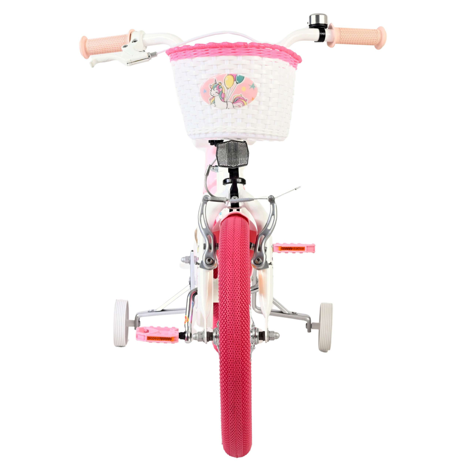 Volare Unicorn Fiets - 16 inch - Wit