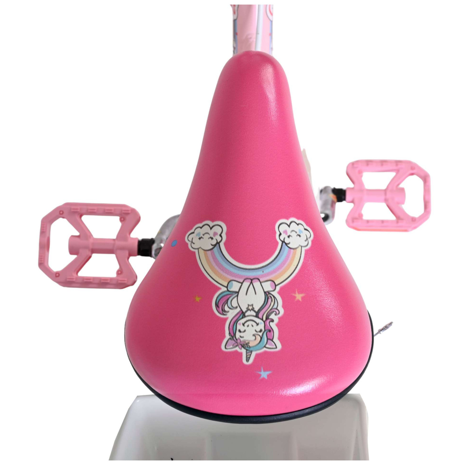 Volare Unicorn Fiets - 16 inch - Roze - Twee Handremmen