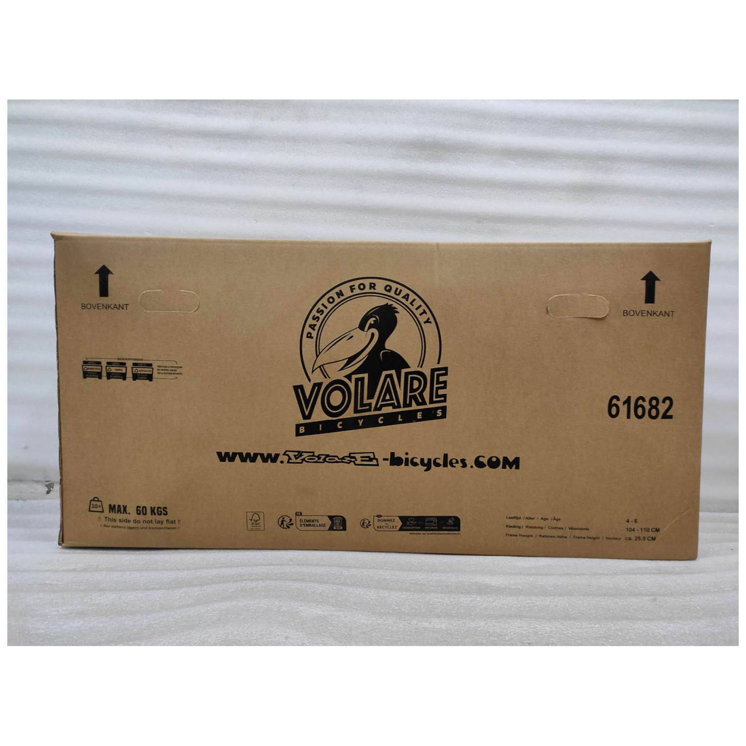 Volare Unicorn Fiets - 16 inch - Groen - Twee Handremmen