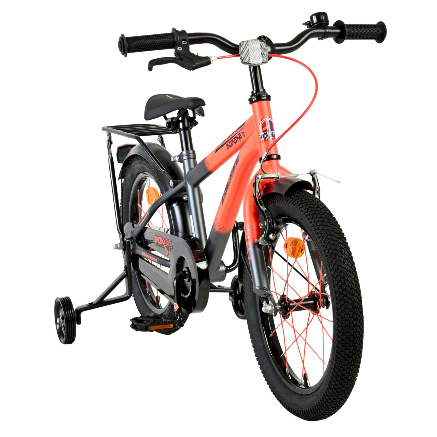 Volare Thombike Fiets - 16 inch - Oranje Grijs