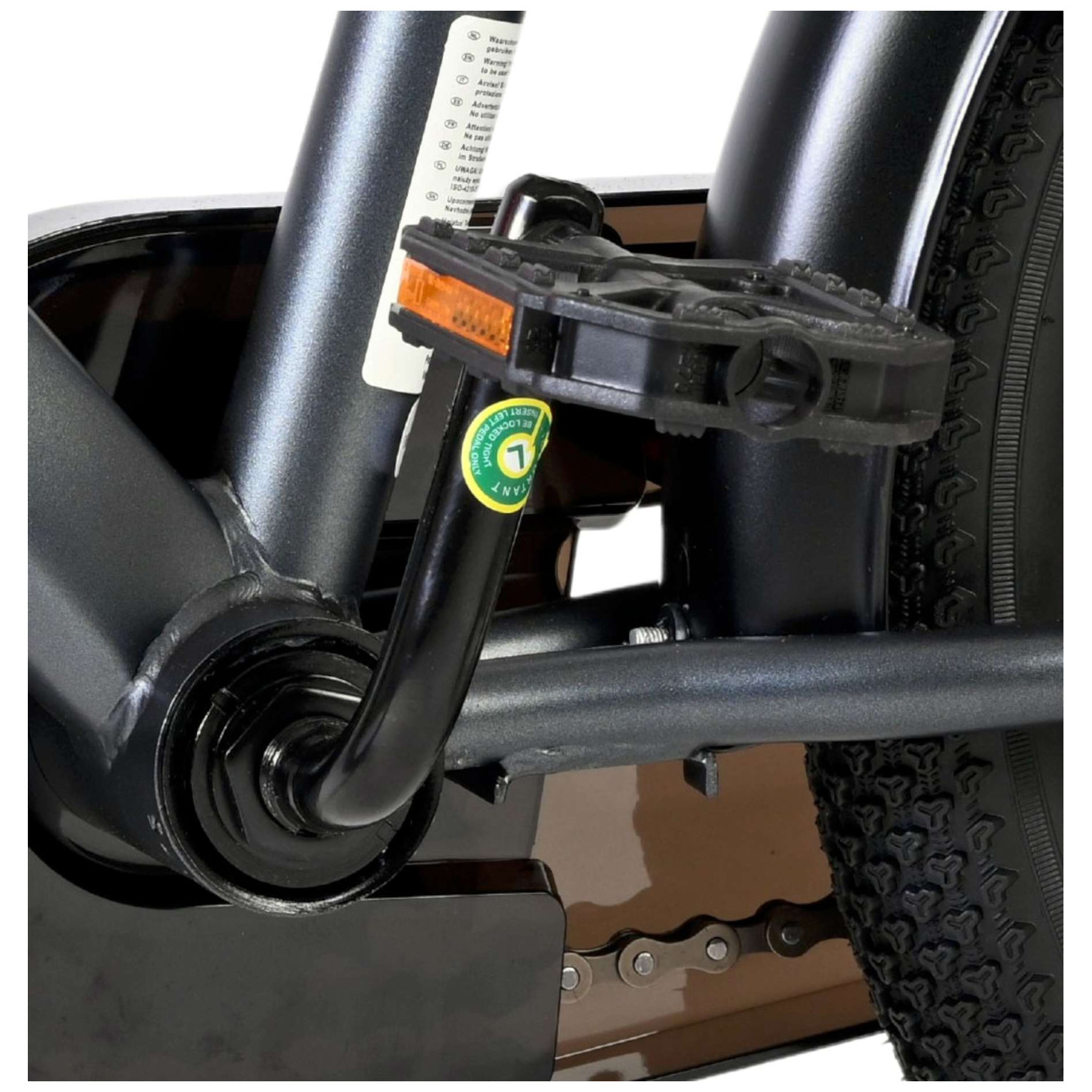 Volare Thombike Fiets - 16 inch - Oranje Grijs