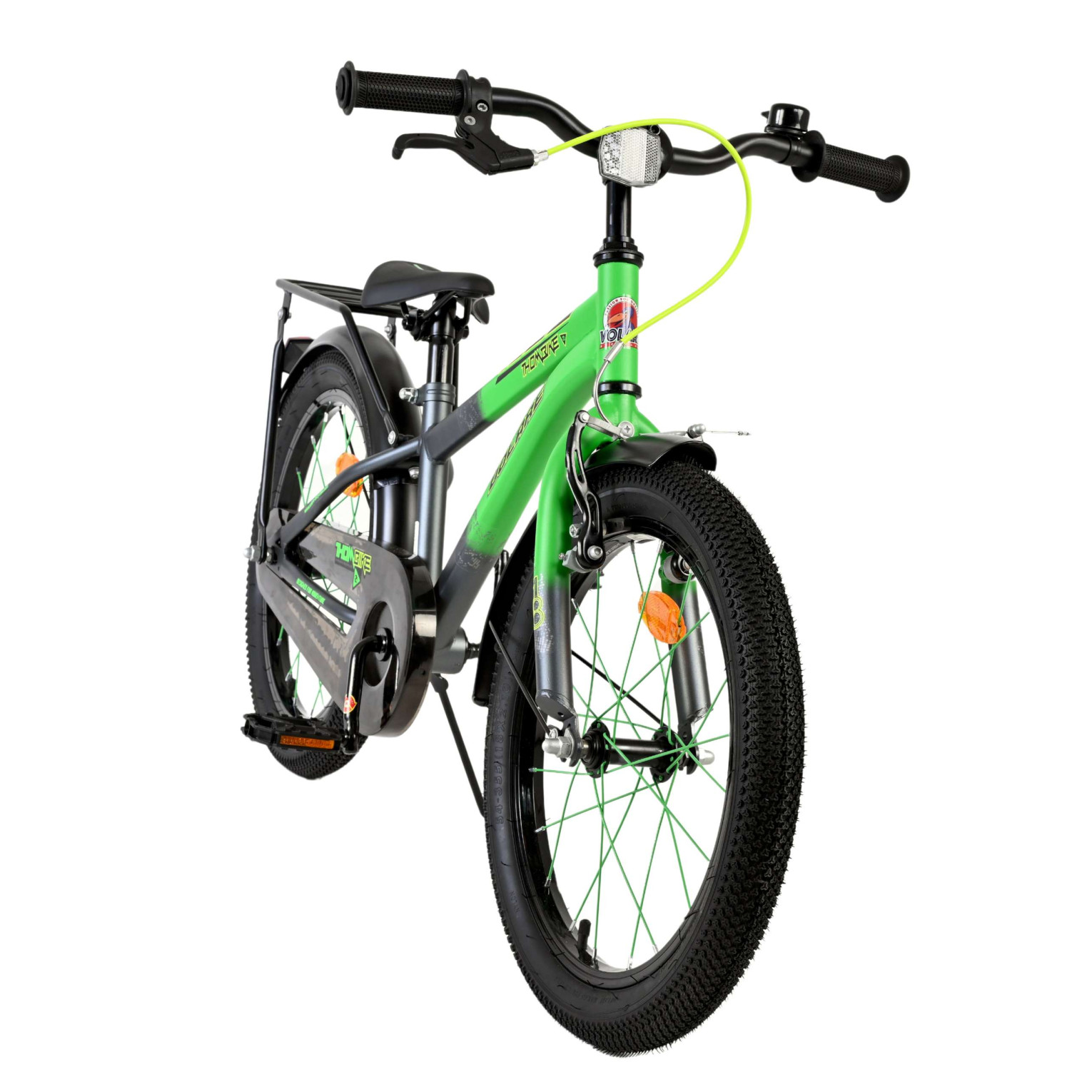 Volare Thombike Fiets - 18 inch - Groen Grijs