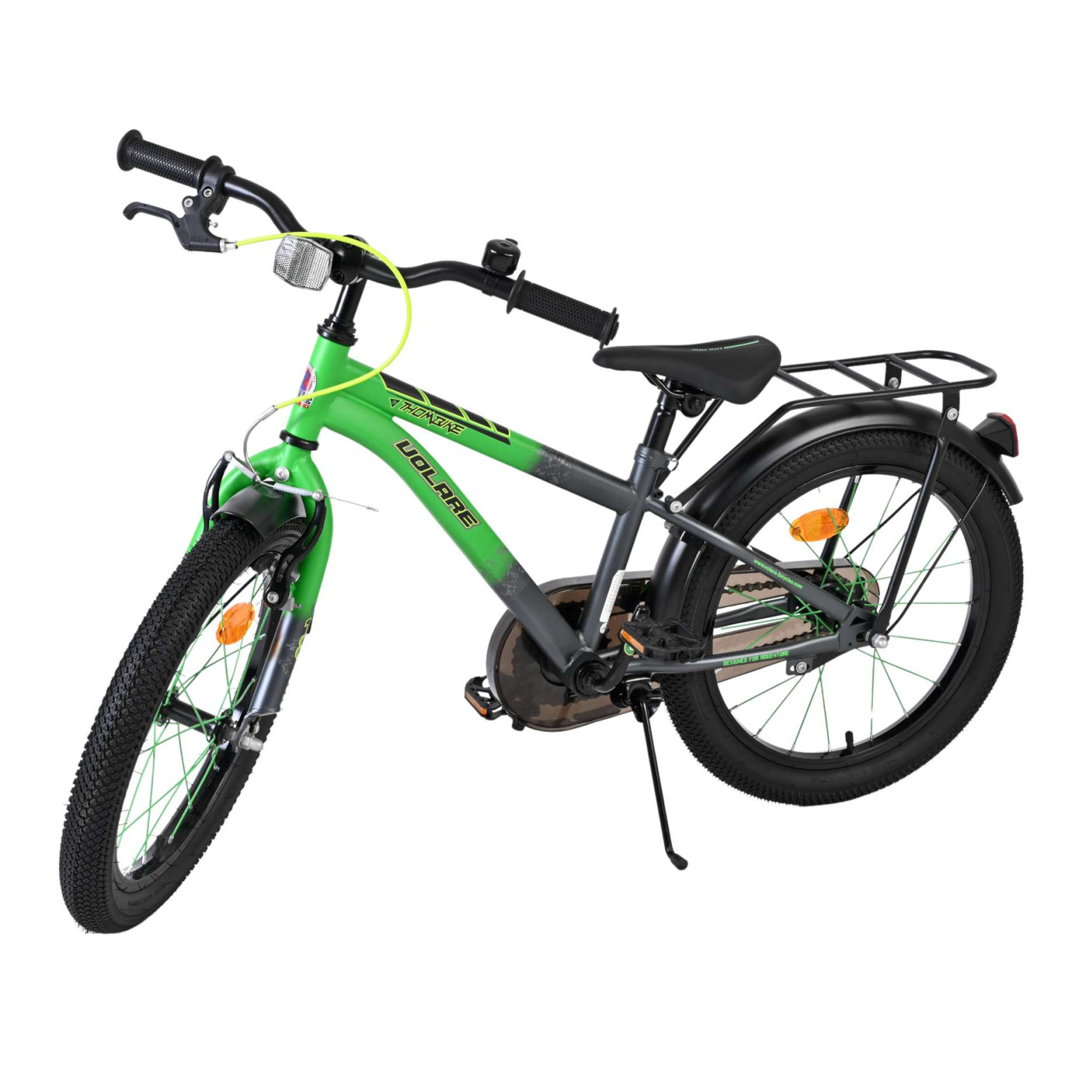 Volare Thombike Fiets - 18 inch - Groen Grijs
