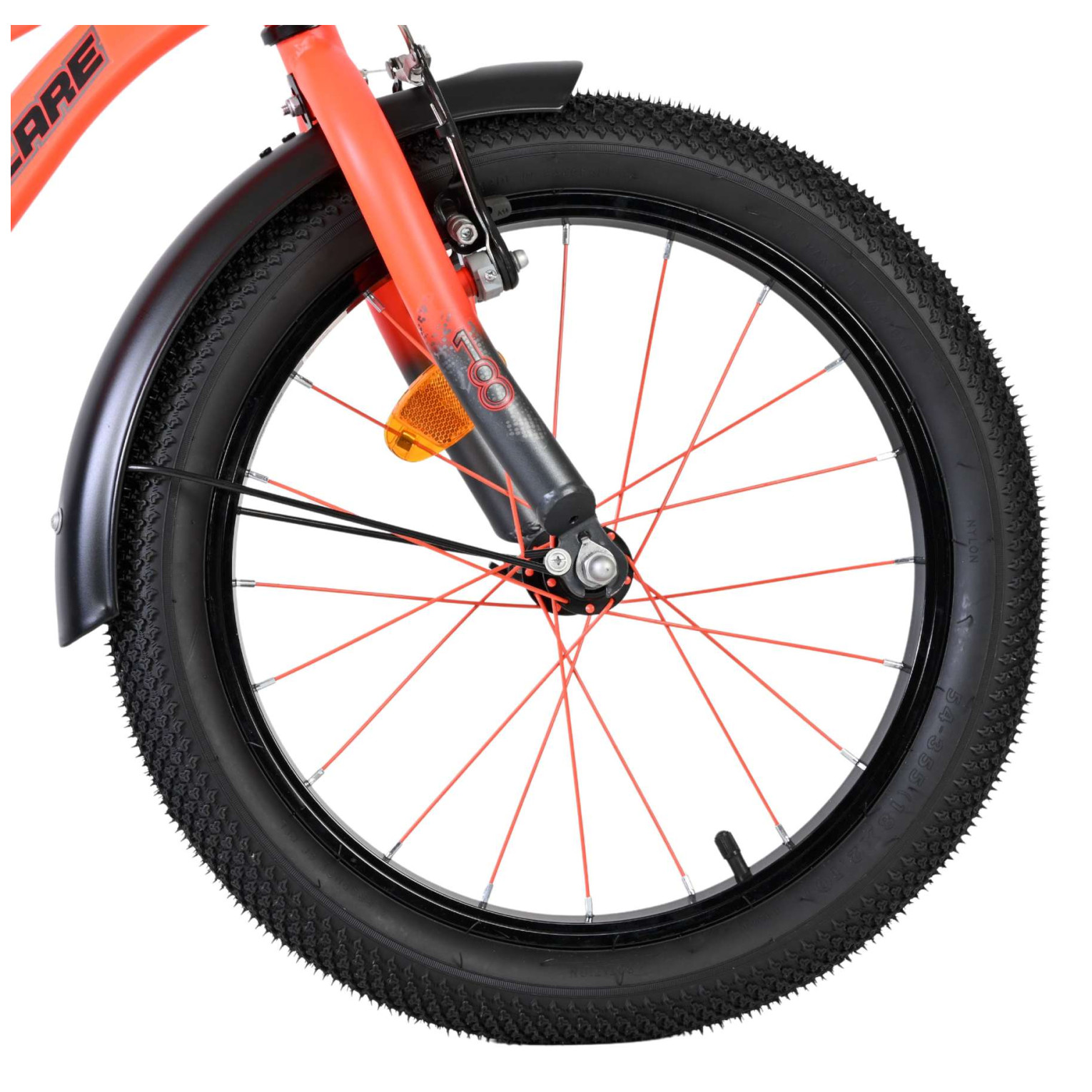 Volare Thombike Fiets - 18 inch - Oranje Grijs