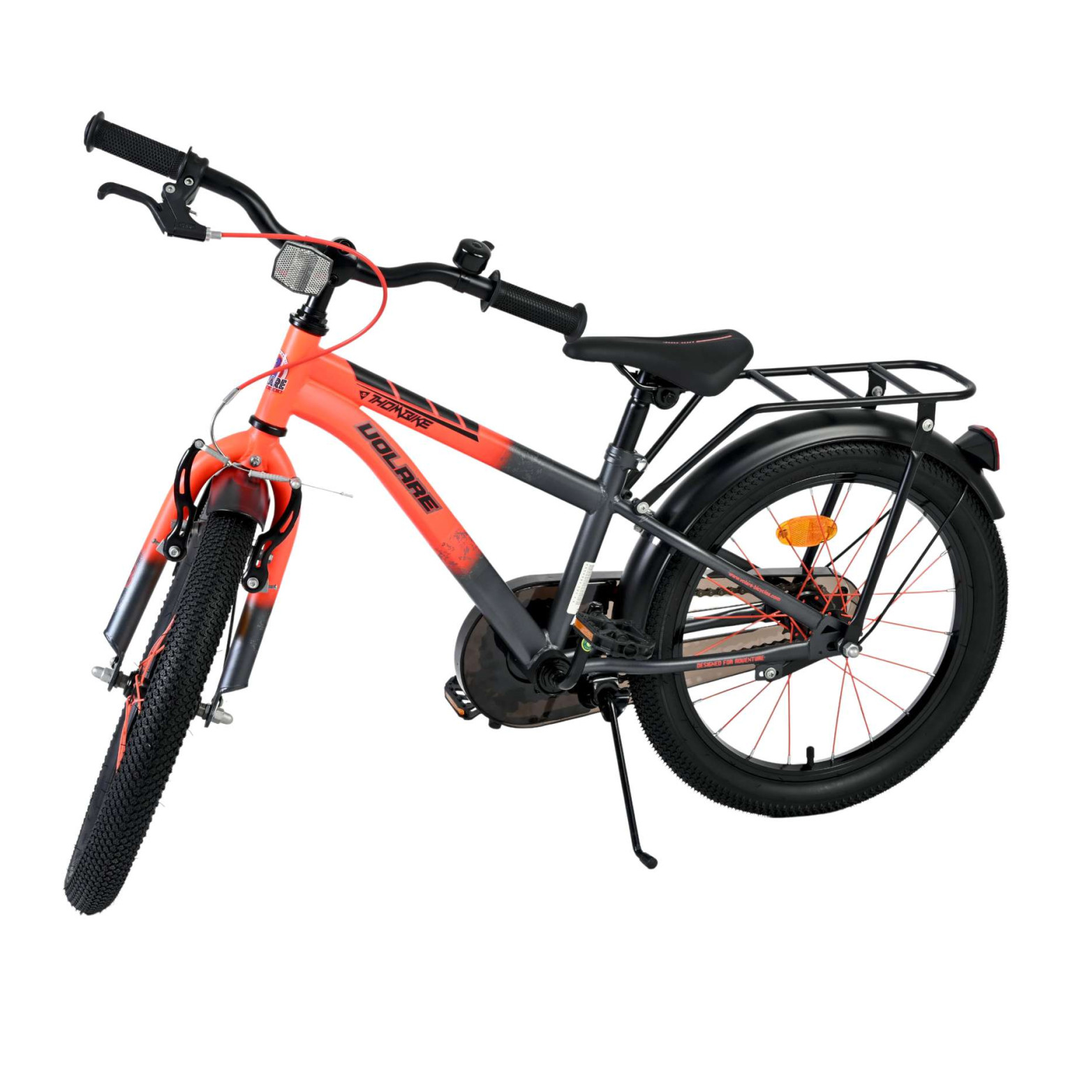 Volare Thombike Fiets - 18 inch - Oranje Grijs