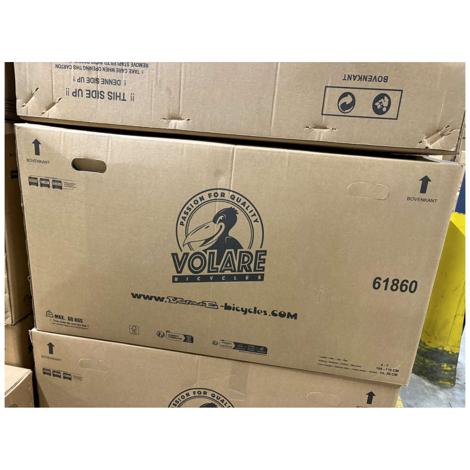 Volare Thombike Fiets - 18 inch - Oranje Grijs