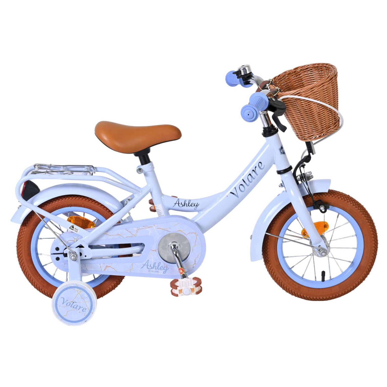 Volare Ashley Fiets - 12 inch - Pastel Blauw