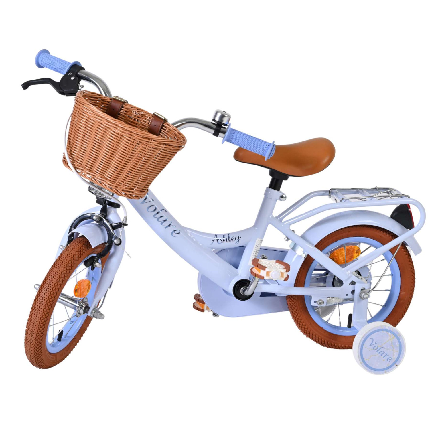 Volare Ashley Fiets - 12 inch - Pastel Blauw