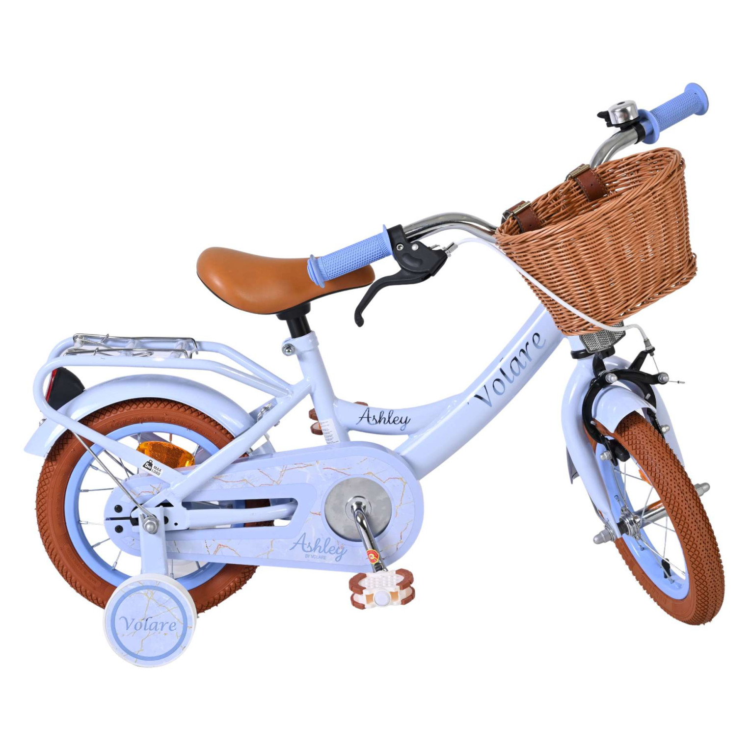Volare Ashley Fiets - 12 inch - Pastel Blauw