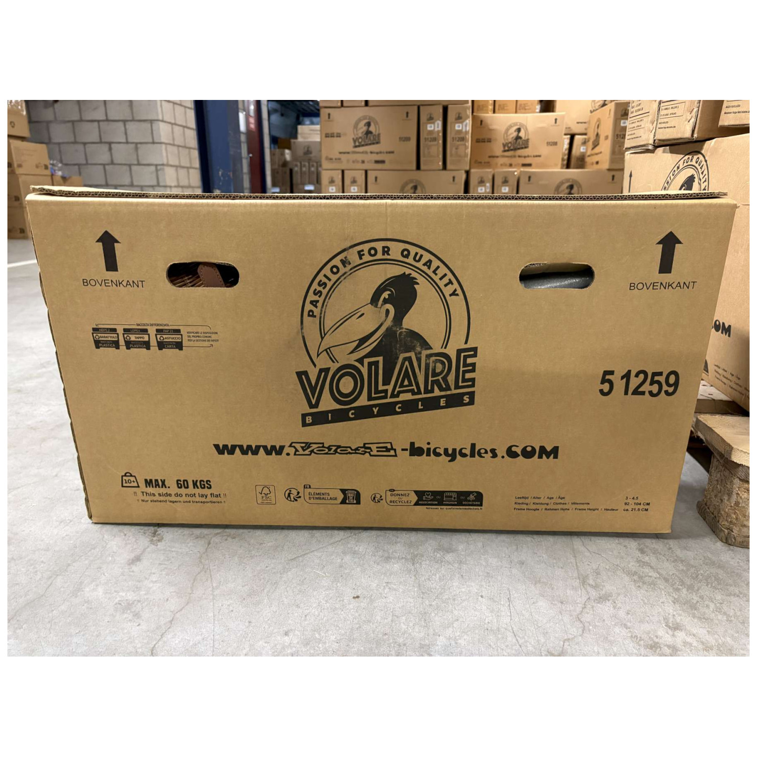 Volare Ashley Fiets - 12 inch - Zwart