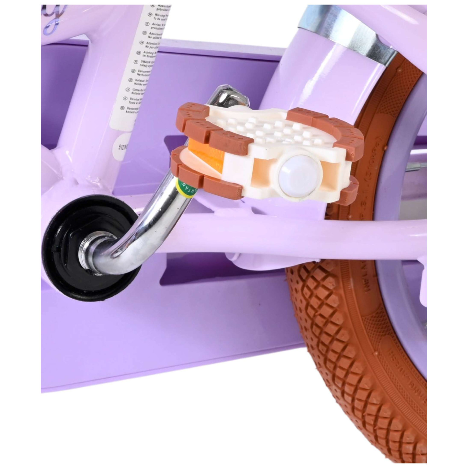 Volare Ashley Fiets - 12 inch - Lila