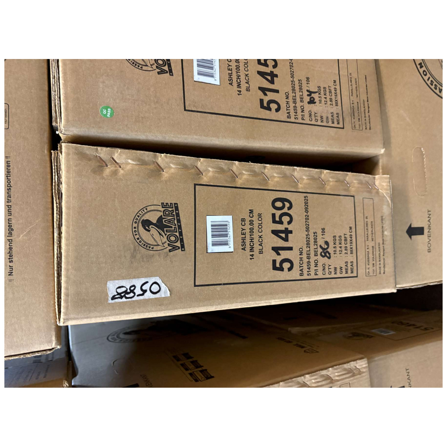 Volare Ashley Fiets - 14 inch - Zwart