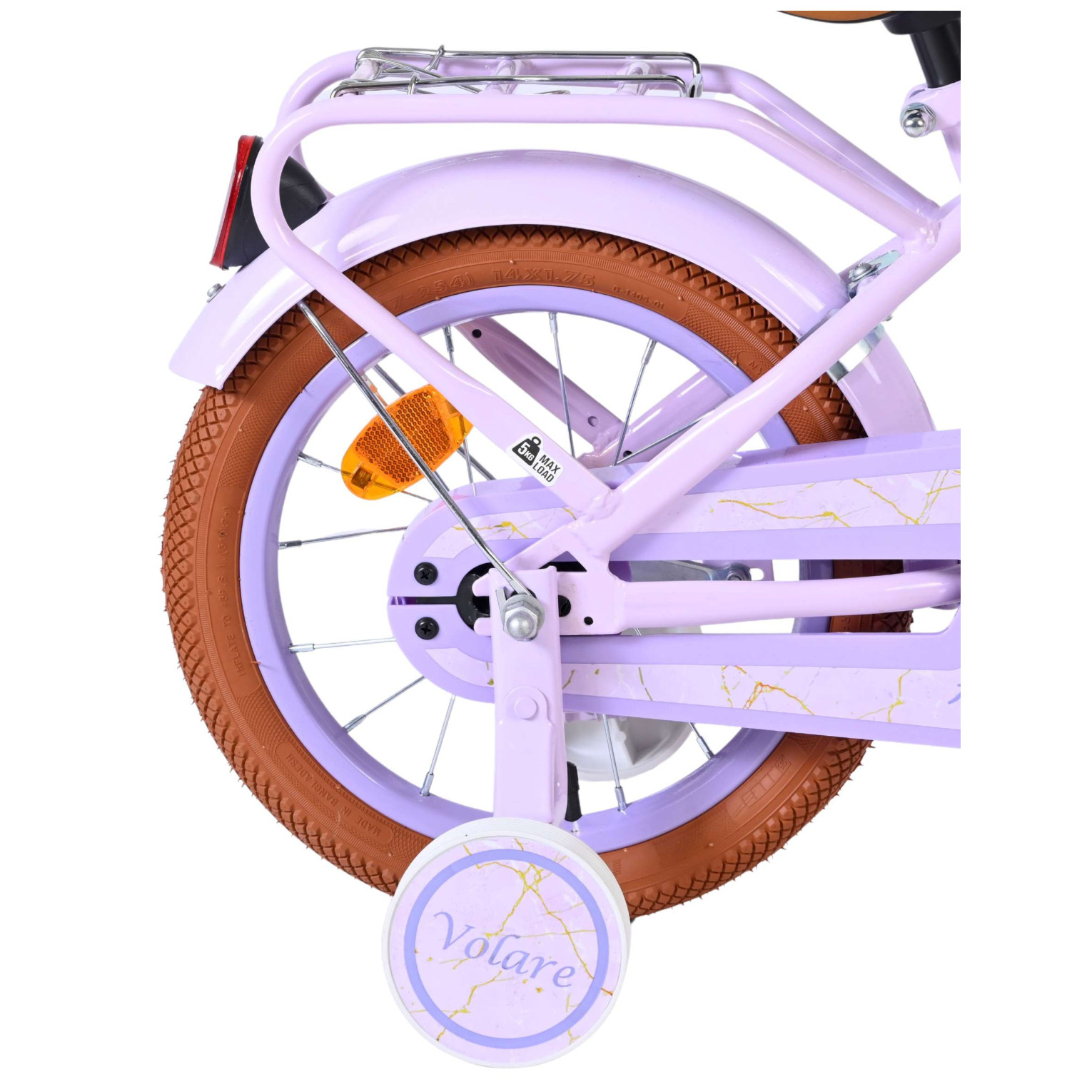 Volare Ashley Fiets - 14 inch - Lila