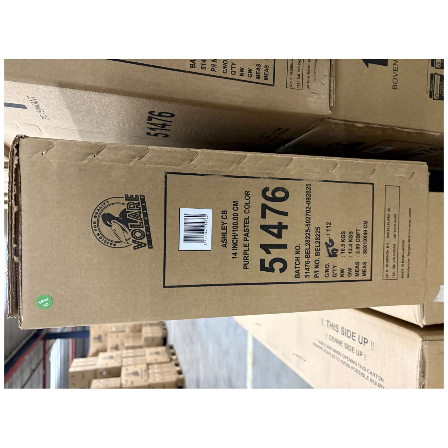 Volare Ashley Fiets - 14 inch - Lila