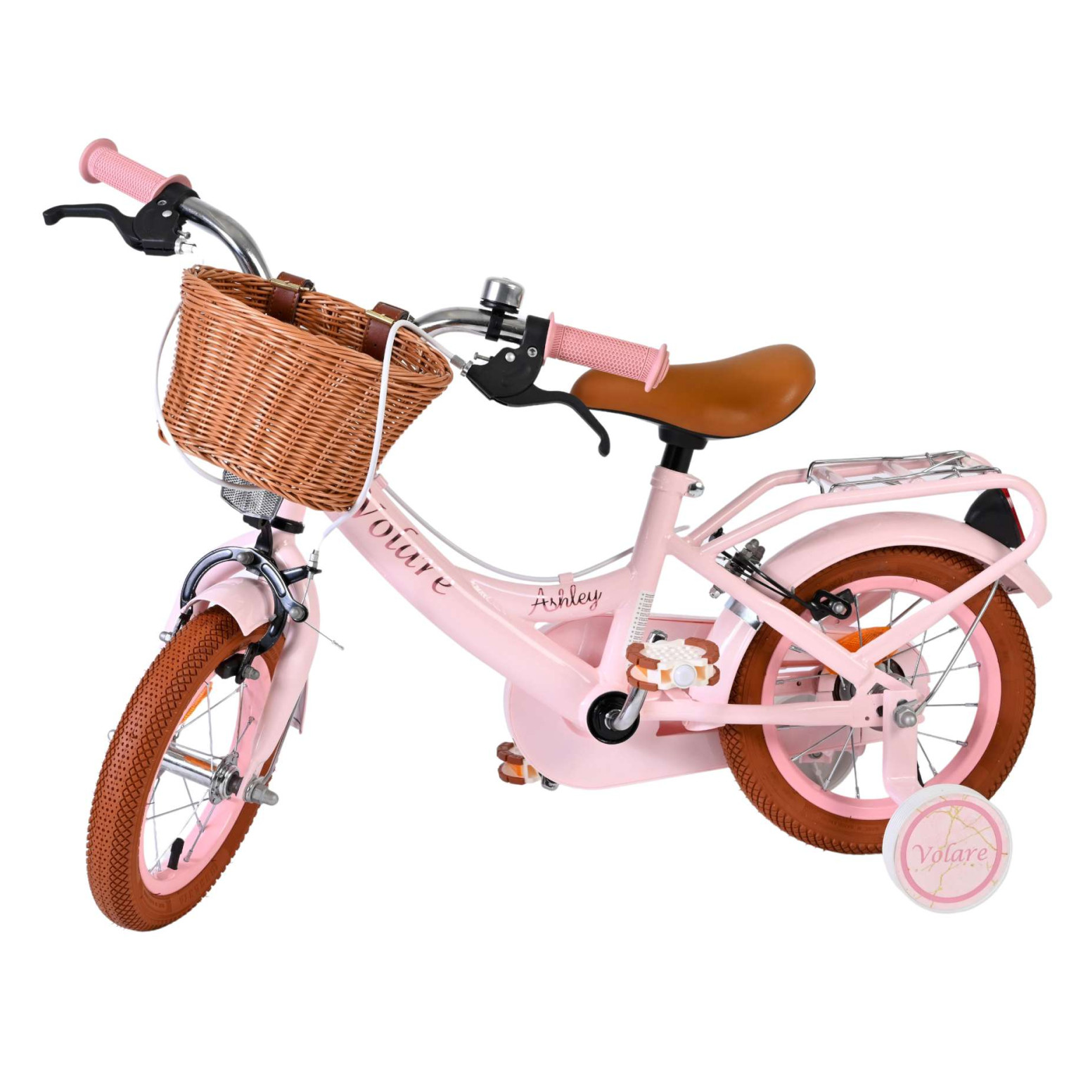 Volare Ashley Fiets - 12 inch - Roze - Twee handremmen