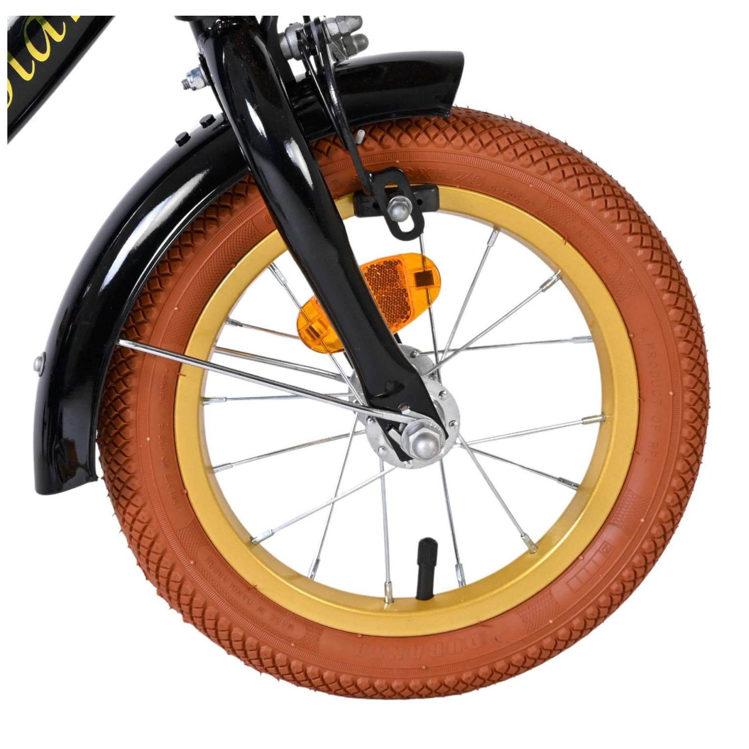 Volare Ashley Fiets - 12 inch - Zwart - Twee handremmen