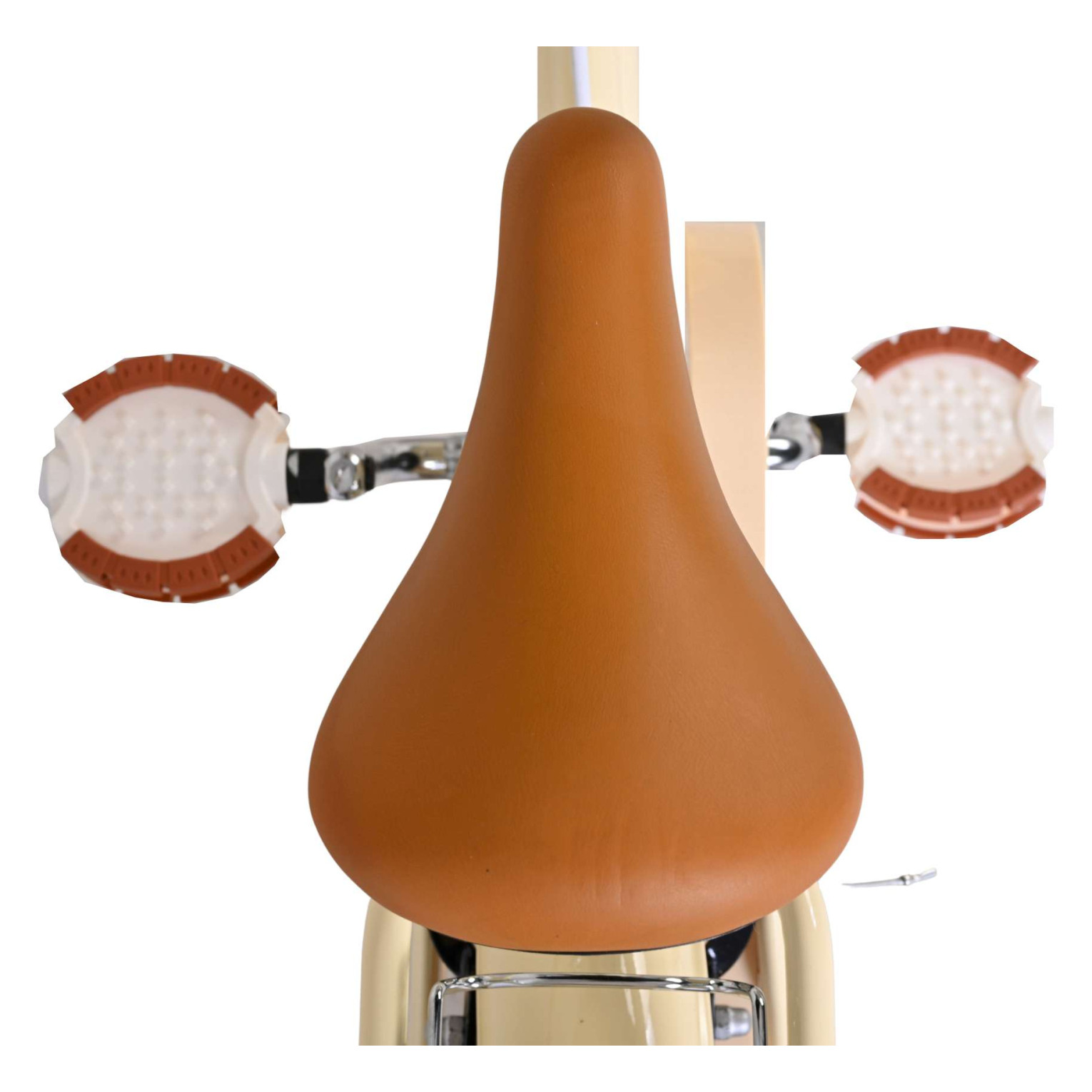 Volare Ashley Fiets - 12 inch - Créme - Twee handremmen