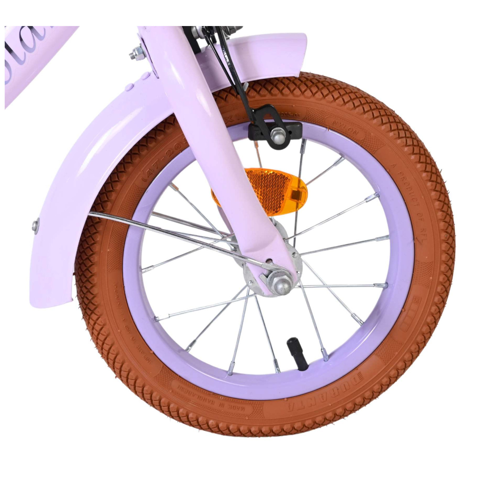 Volare Ashley Fiets - 12 inch - Lila - Twee handremmen