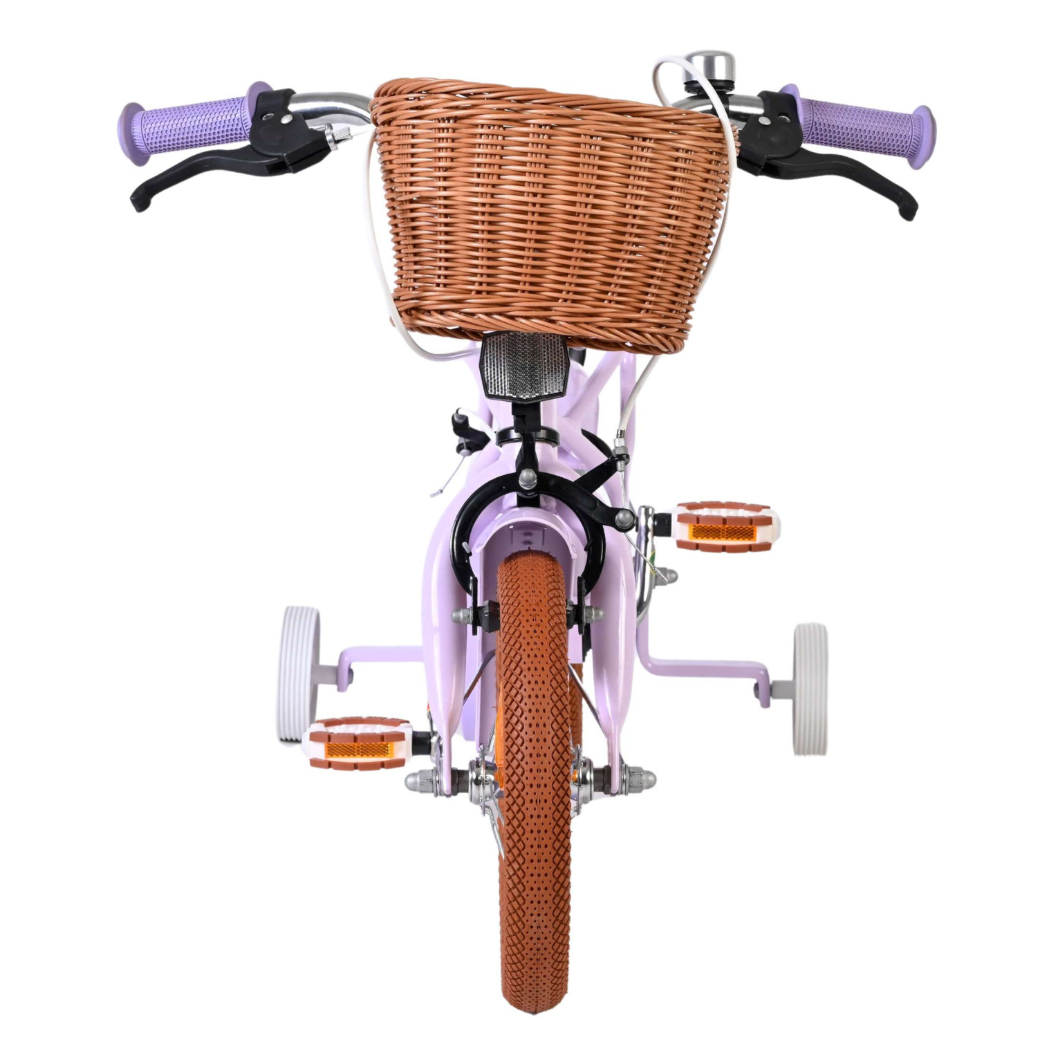 Volare Ashley Fiets - 12 inch - Lila - Twee handremmen