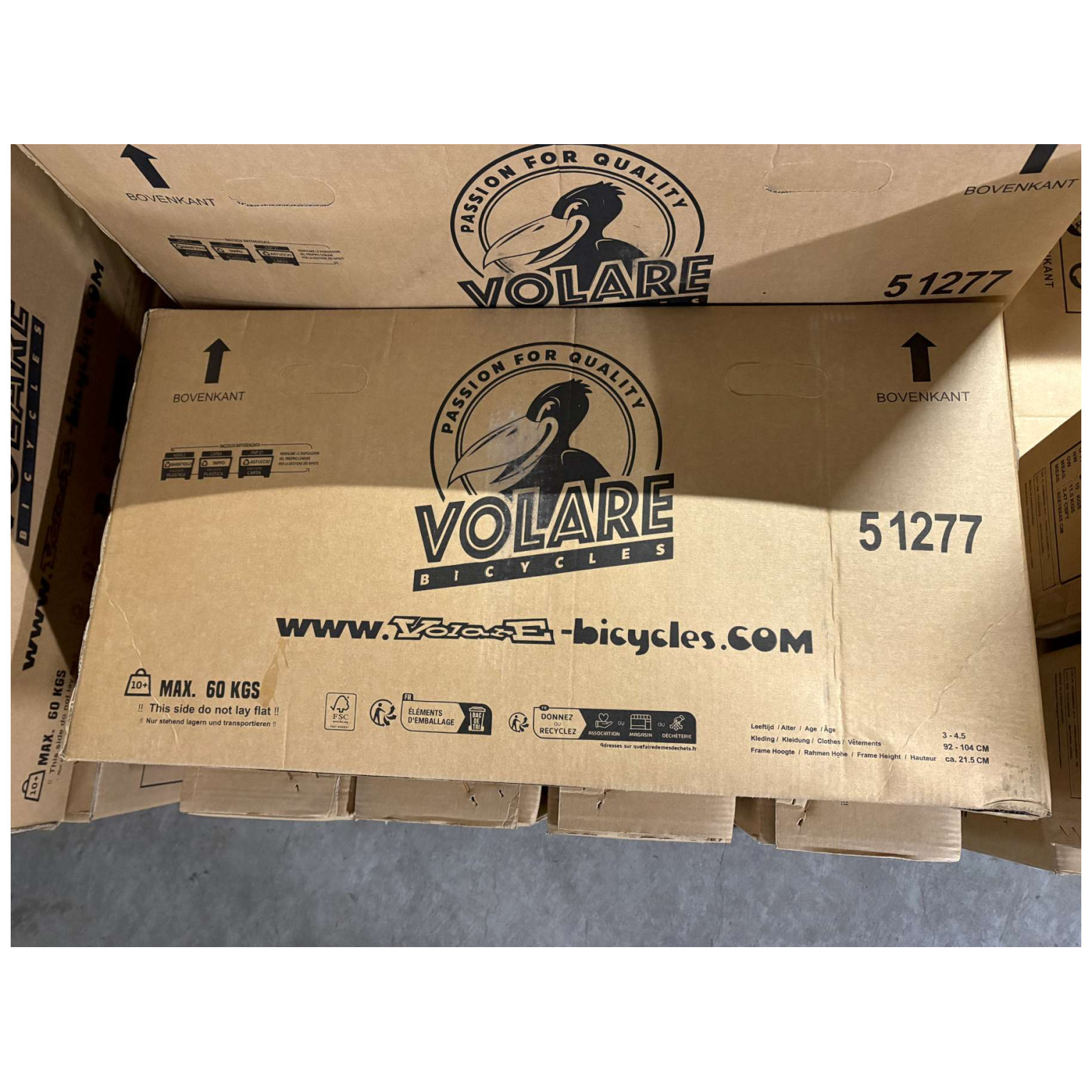 Volare Ashley Fiets - 12 inch - Lila - Twee handremmen