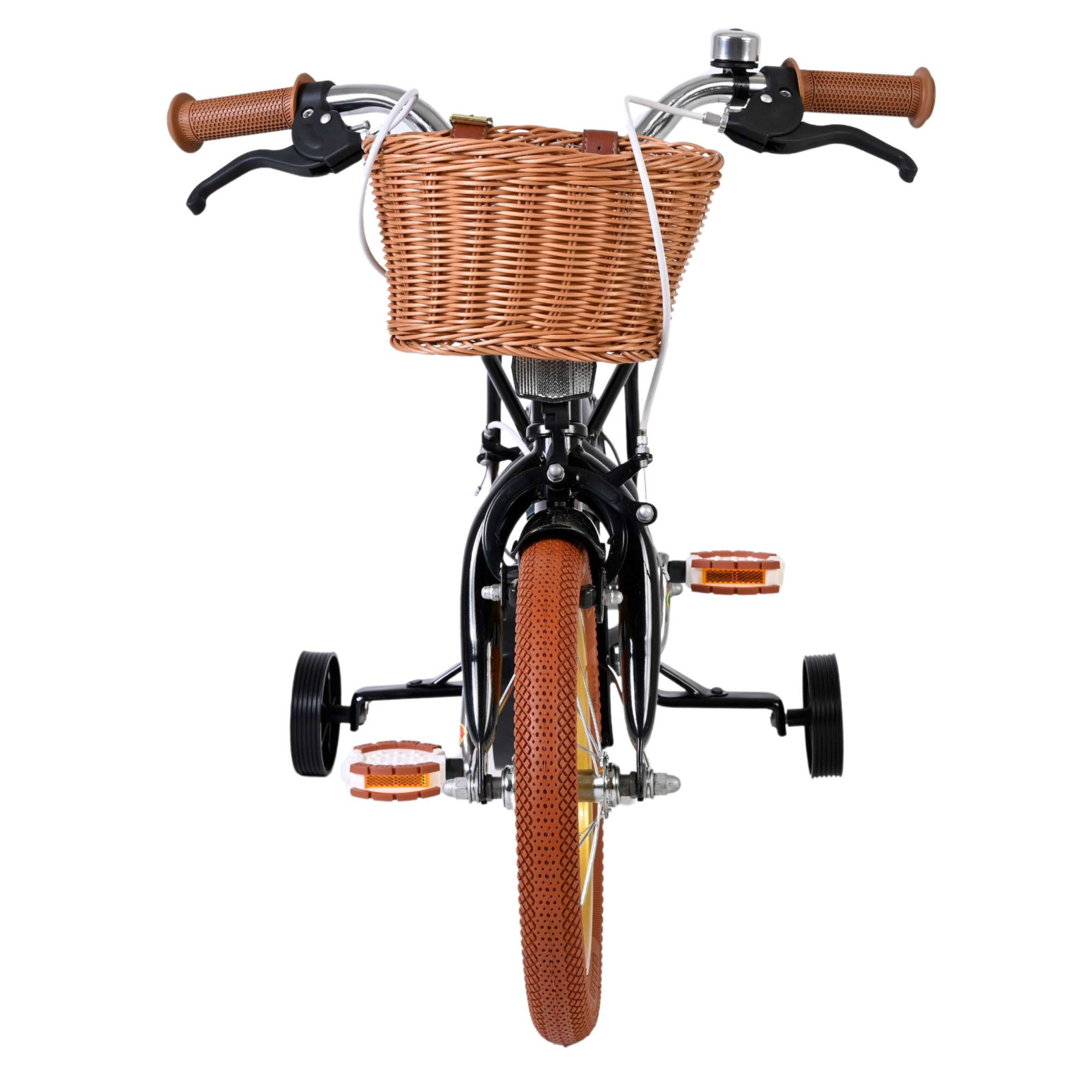 Volare Ashley Fiets - 14 inch - Zwart - Twee Handremmen