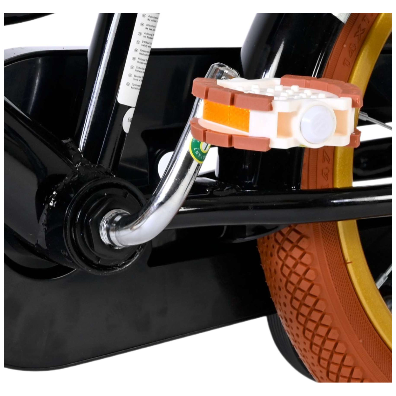 Volare Ashley Fiets - 14 inch - Zwart - Twee Handremmen