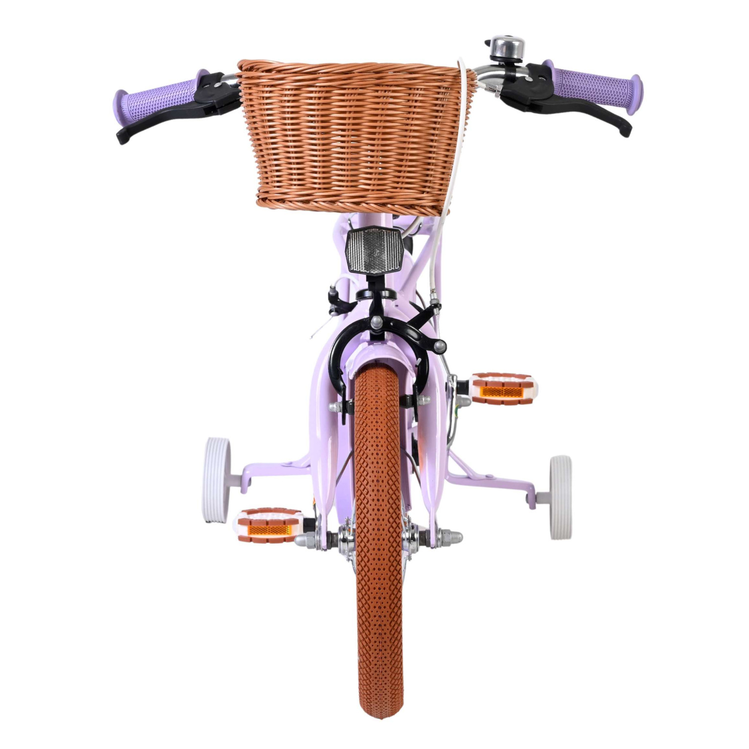 Volare Ashley Fiets - 14 inch - Lila - Twee Handremmen