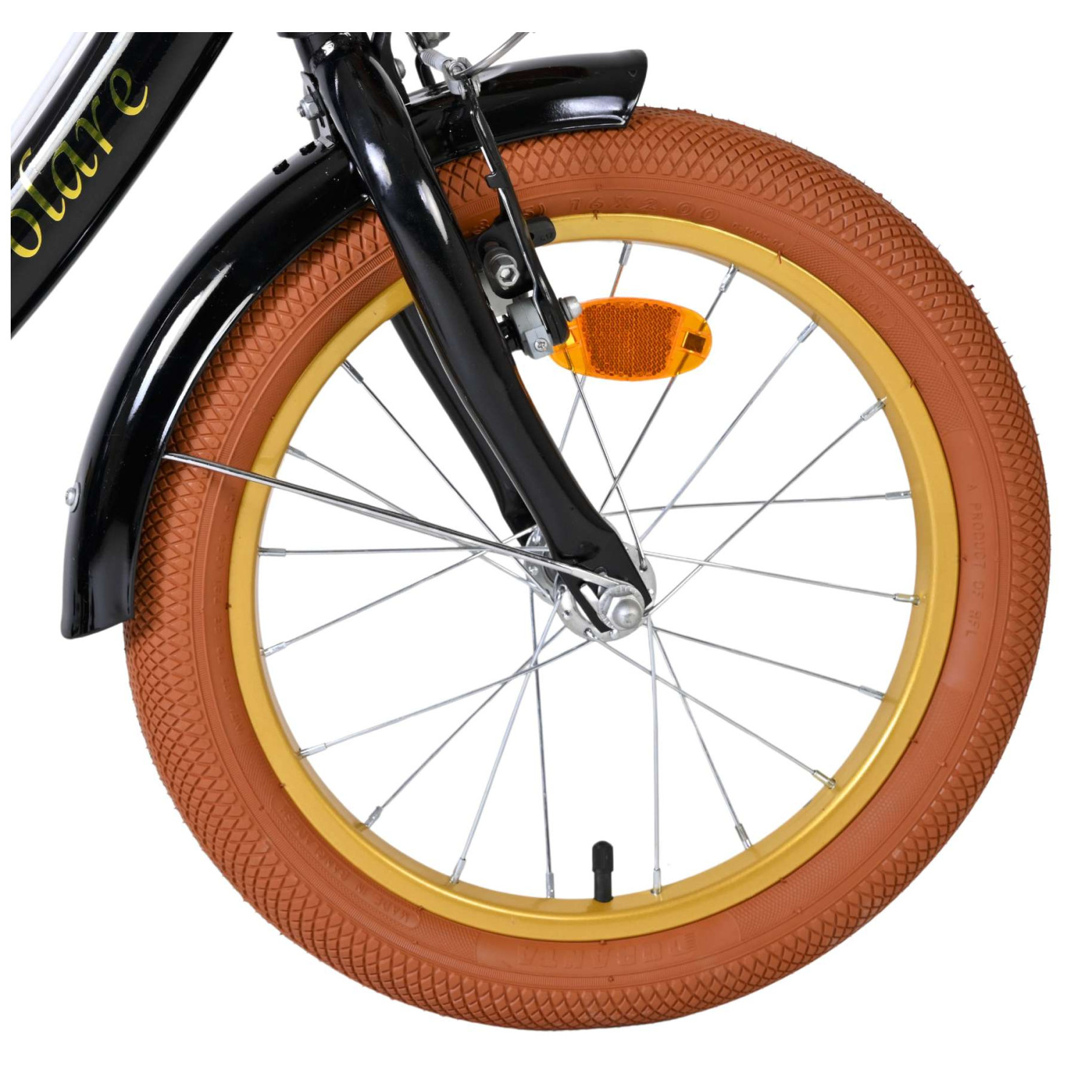 Volare Ashley Fiets - 16 inch - Zwart - Twee Handremmen