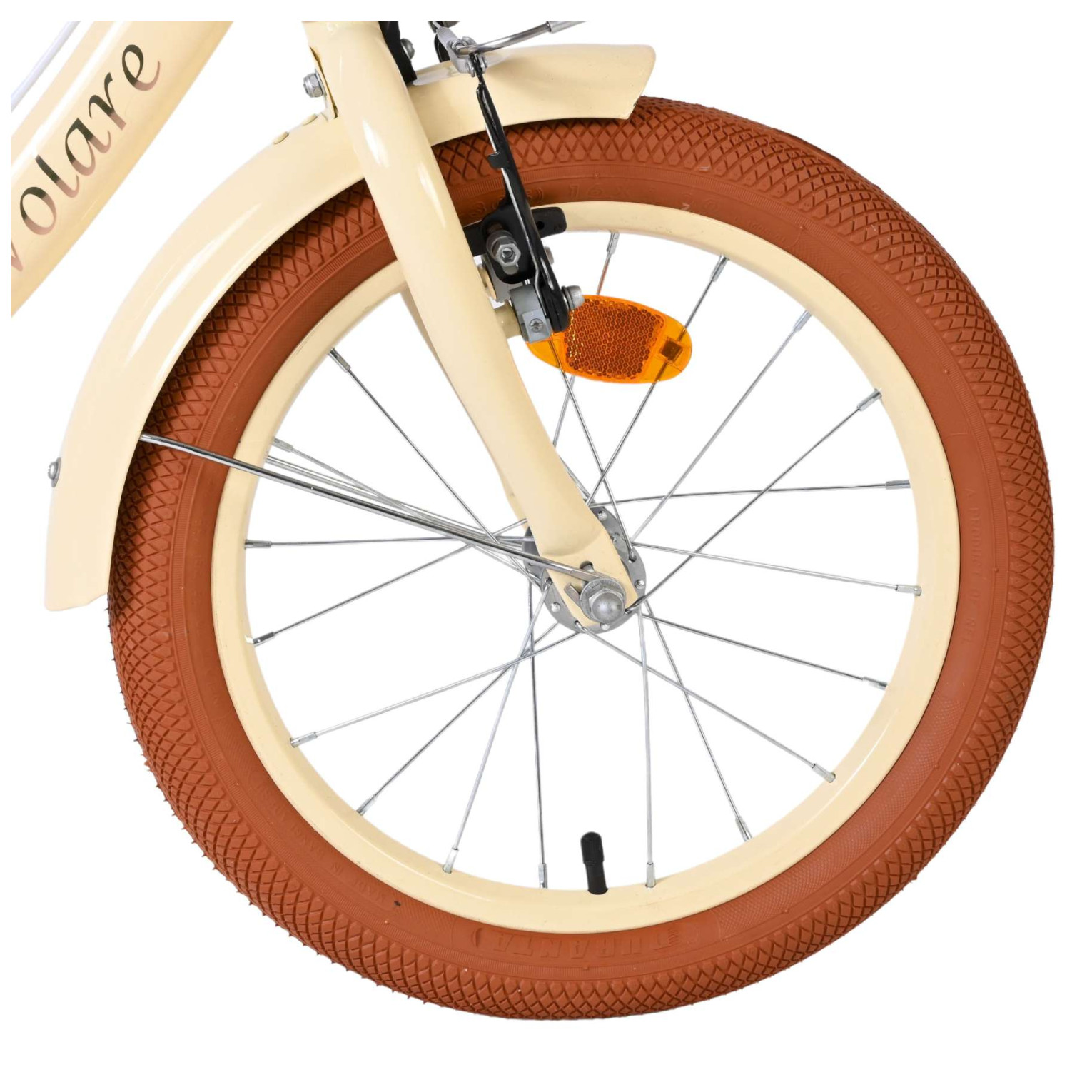 Volare Ashley Fiets - 16 inch - Creme - Twee Handremmen