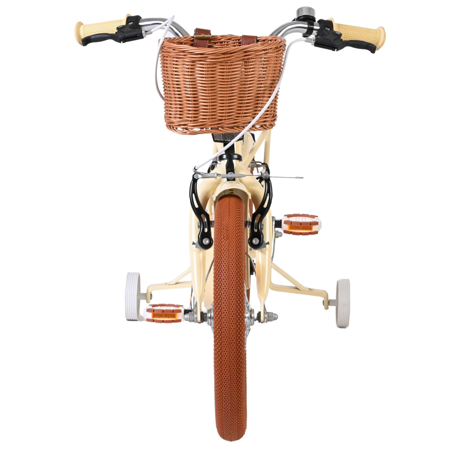 Volare Ashley Fiets - 16 inch - Creme - Twee Handremmen