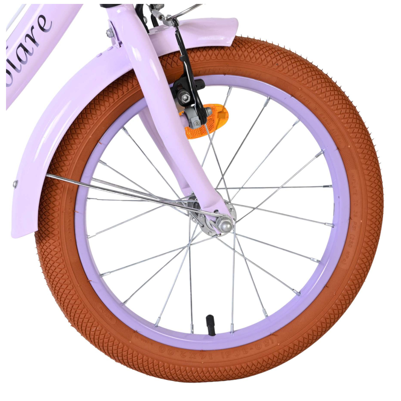Volare Ashley Fiets - 16 inch - Lila - Twee Handremmen