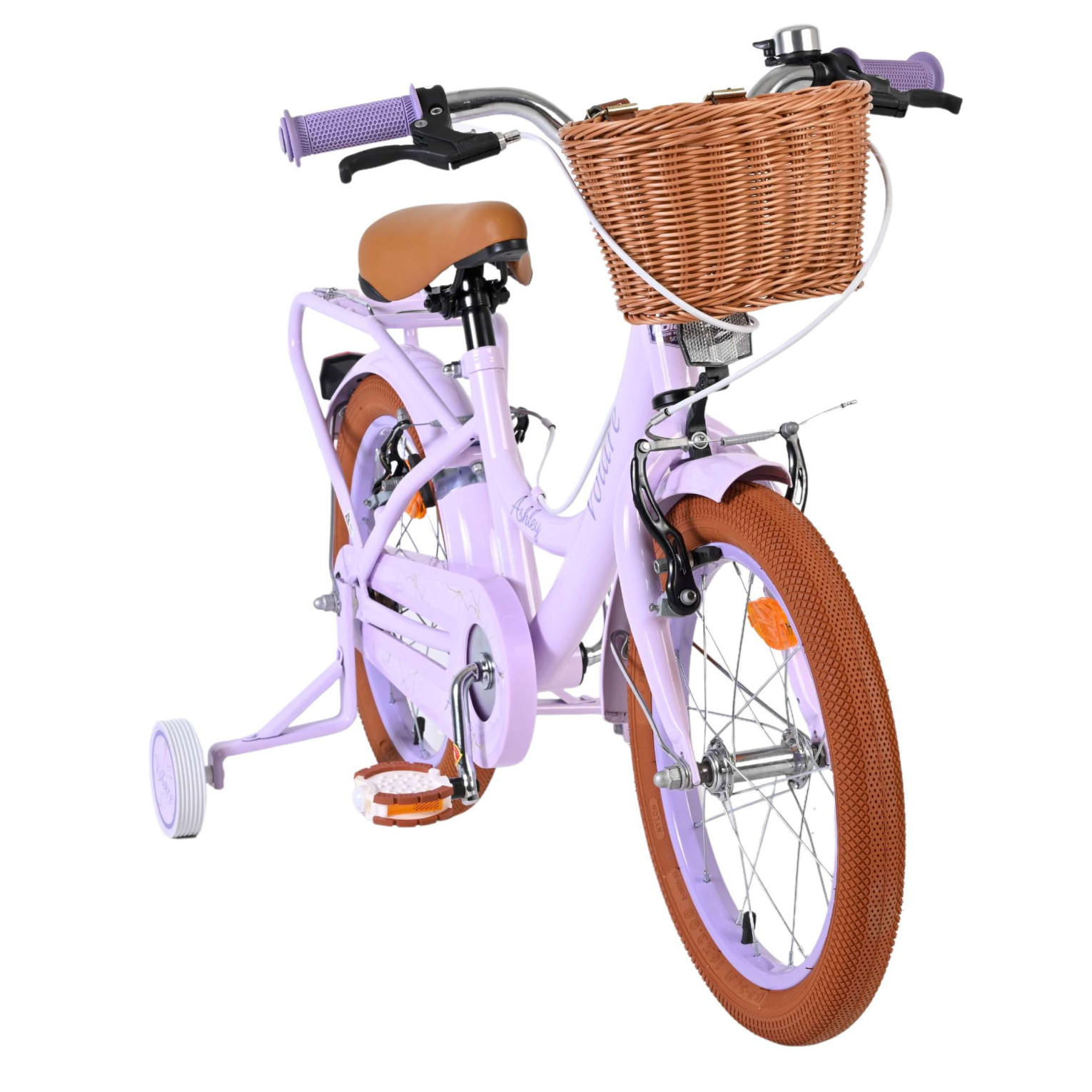 Volare Ashley Fiets - 16 inch - Lila - Twee Handremmen