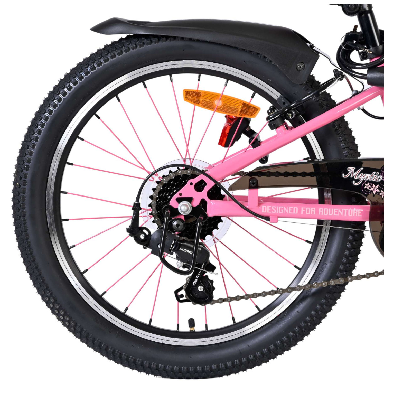 Volare Mystic Fiets - 20 inch - Roze - 7 speed