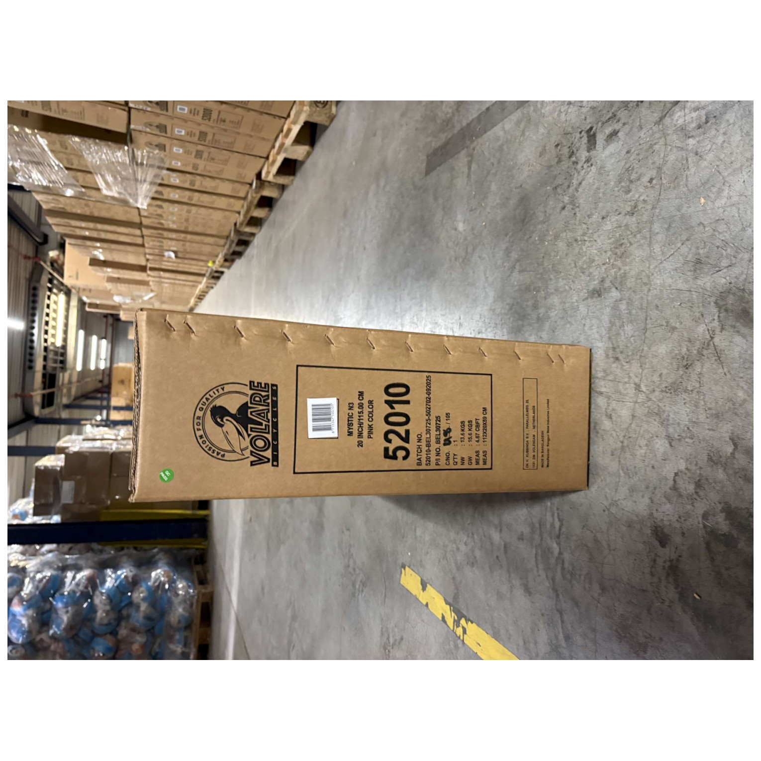 Volare Mystic Fiets - 20 inch - Roze - Nexus 3