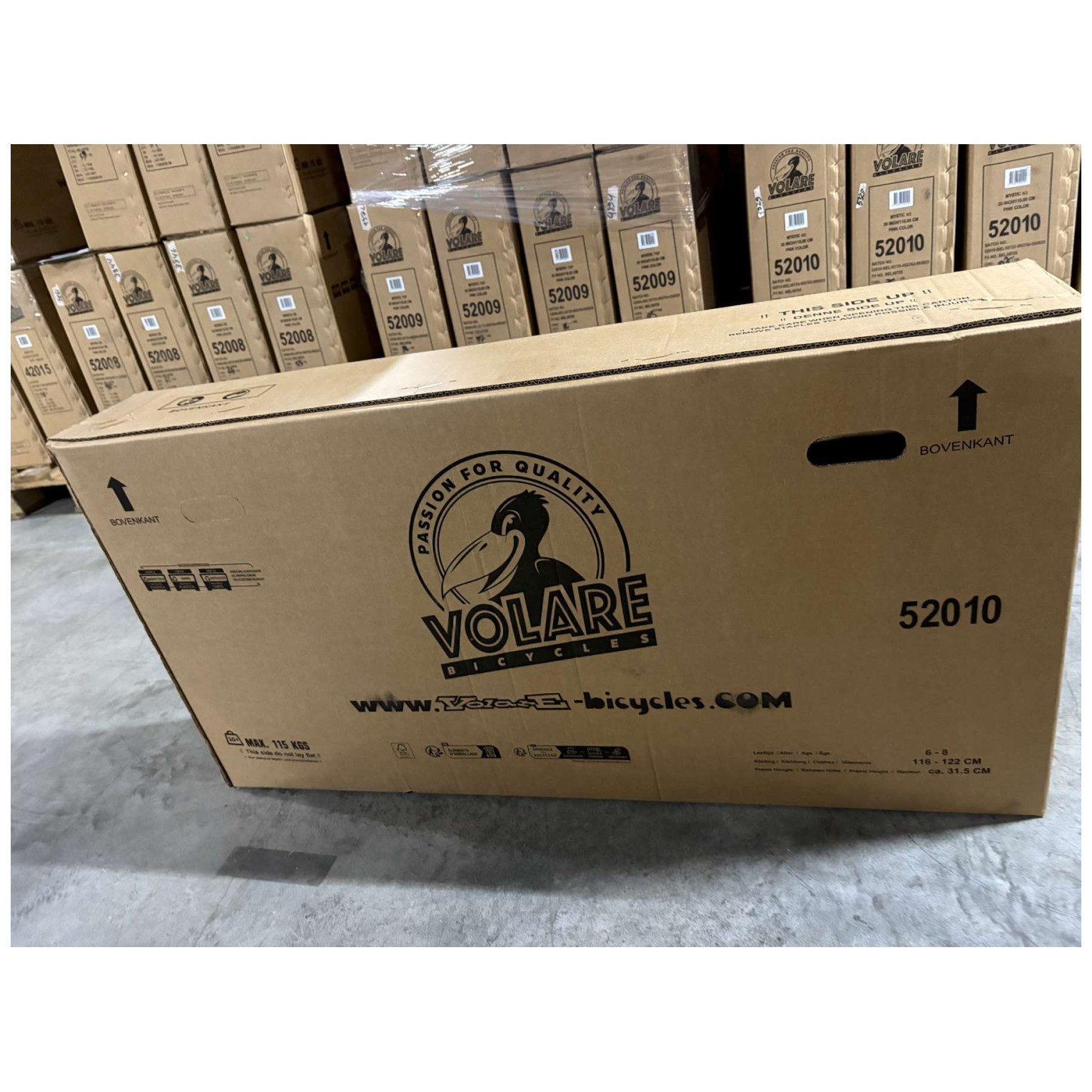 Volare Mystic Fiets - 20 inch - Roze - Nexus 3