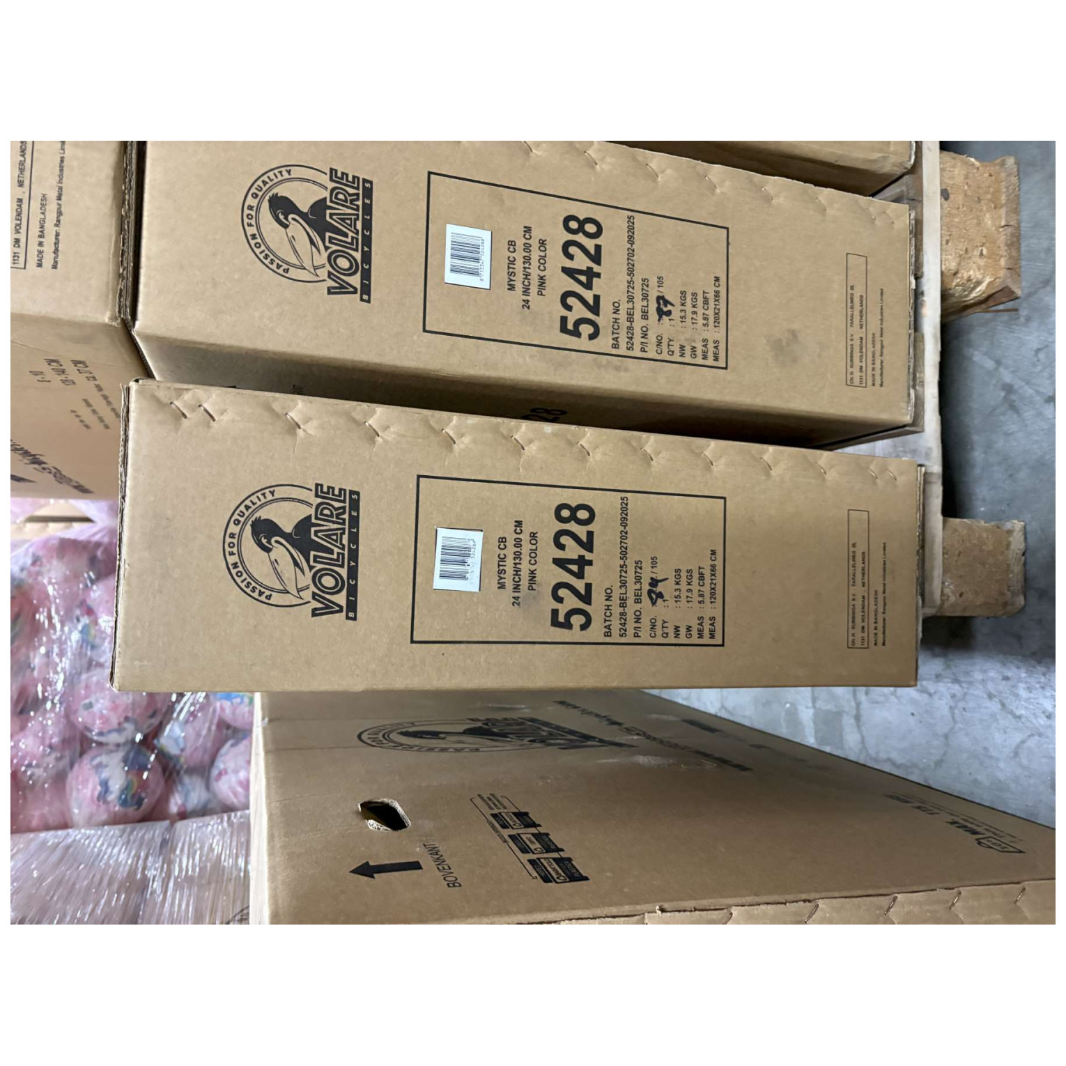 Volare Mystic Fiets - 24 inch - Roze