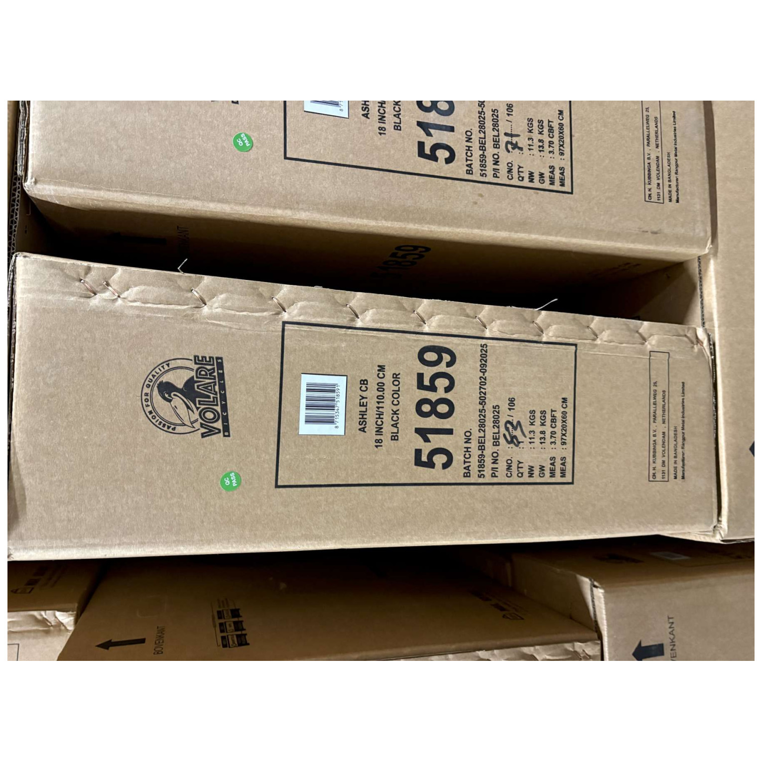 Volare Ashley Fiets - 18 inch - Zwart